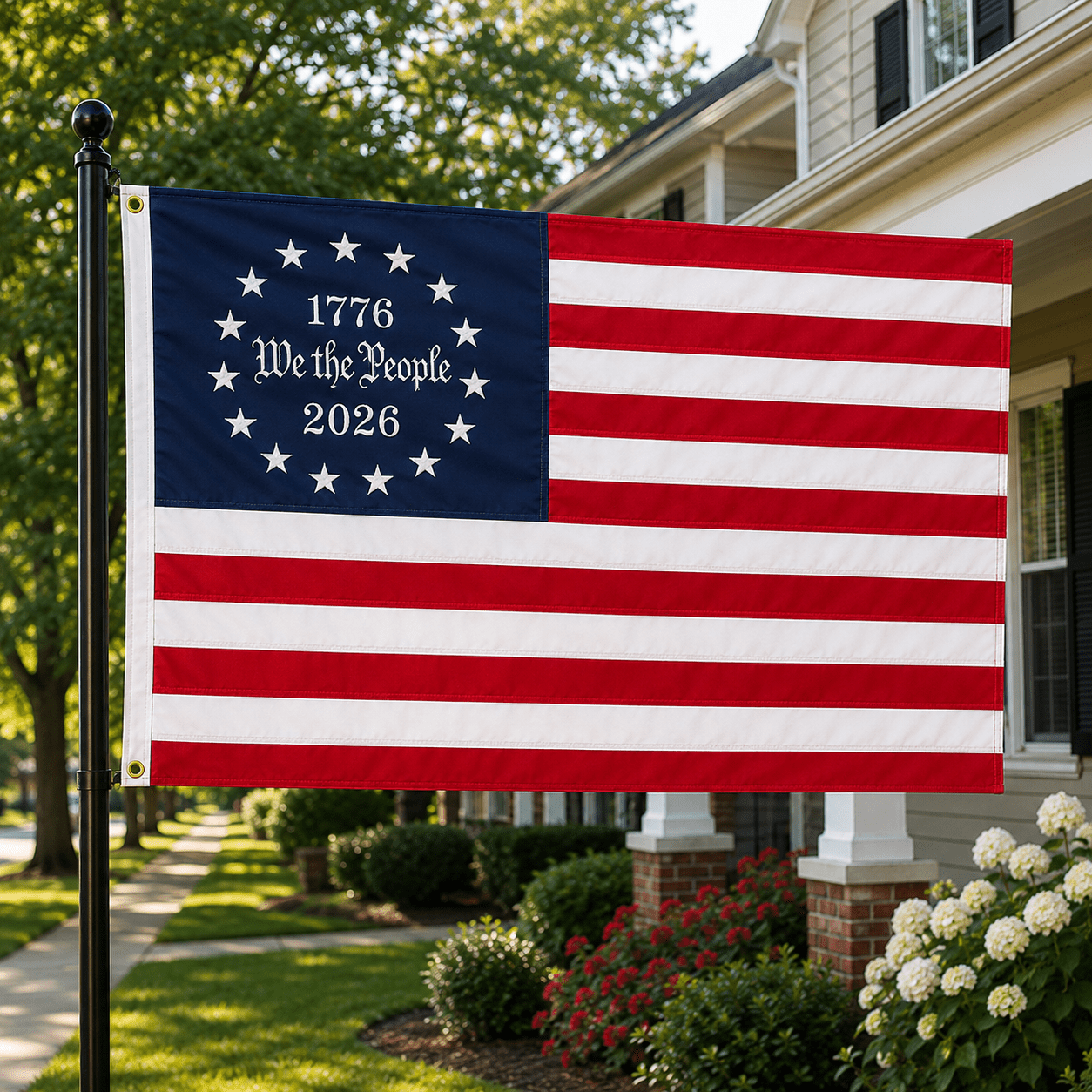 We the People 1776–2026 Bundle | Hat & Flag 2-Pack - PatriotDepot.com
