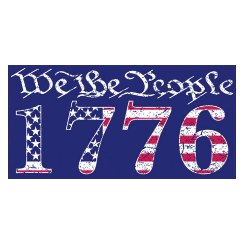We the People 1776 Bumper Sticker - PatriotDepot.com