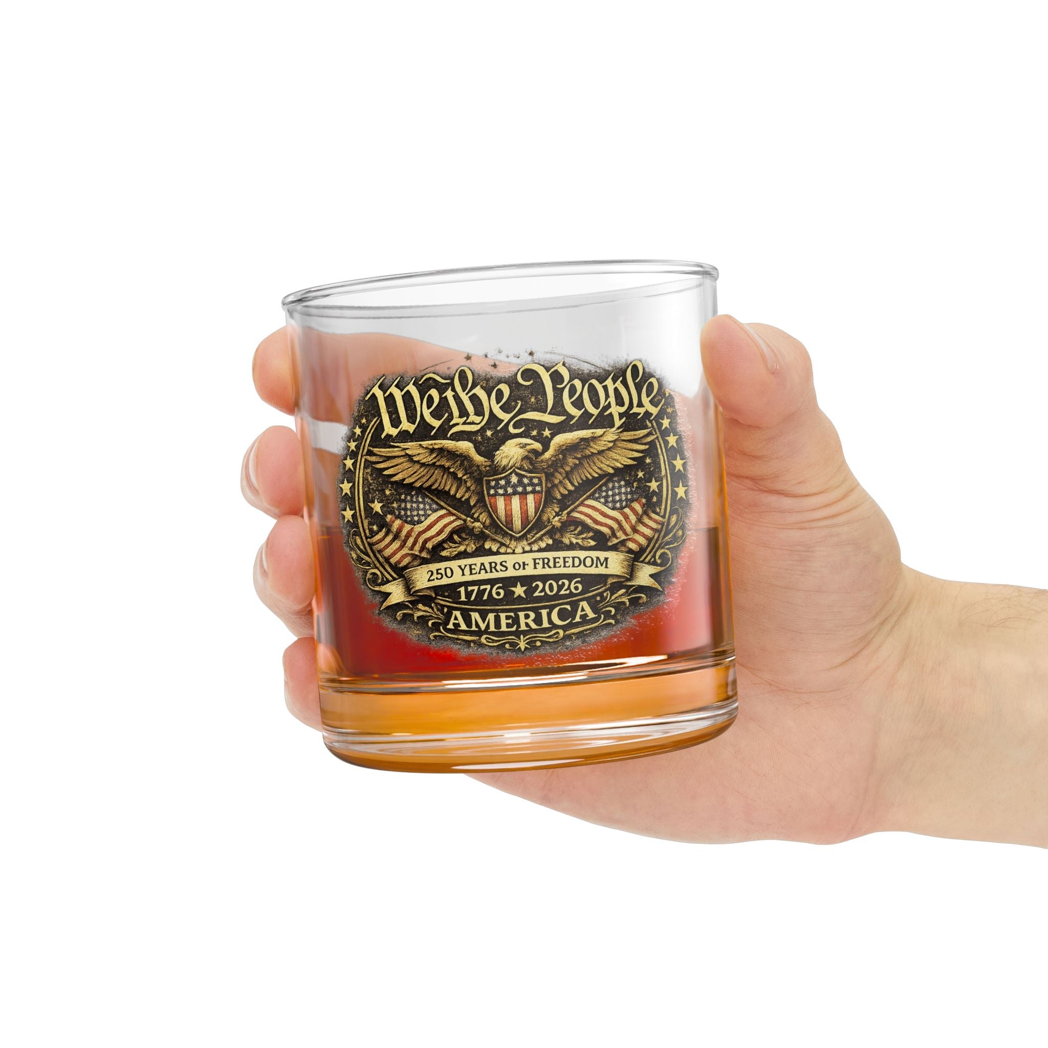 We the People – 250 Years of Freedom Heritage Glass (1776–2026 Edition) - PatriotDepot.com