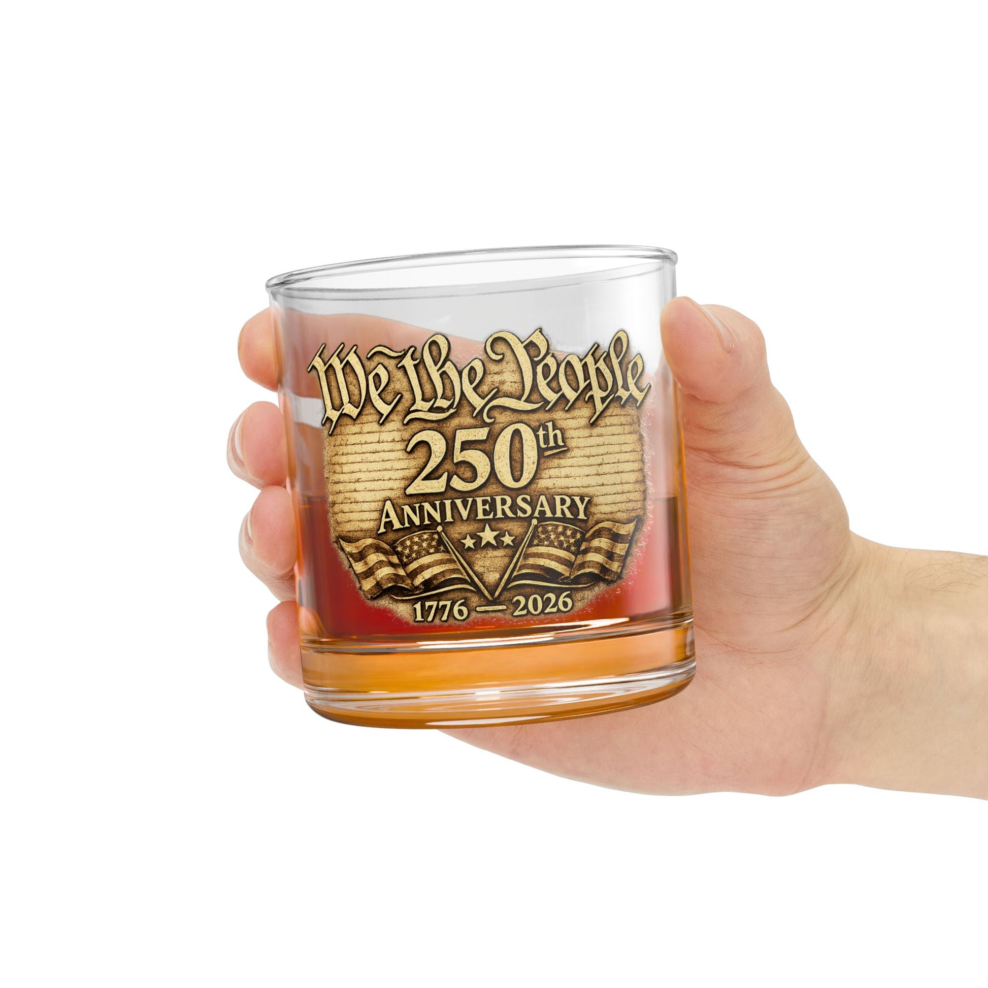 We the People 250th Anniversary Glass — Commemorative Edition (1776–2026) - PatriotDepot.com
