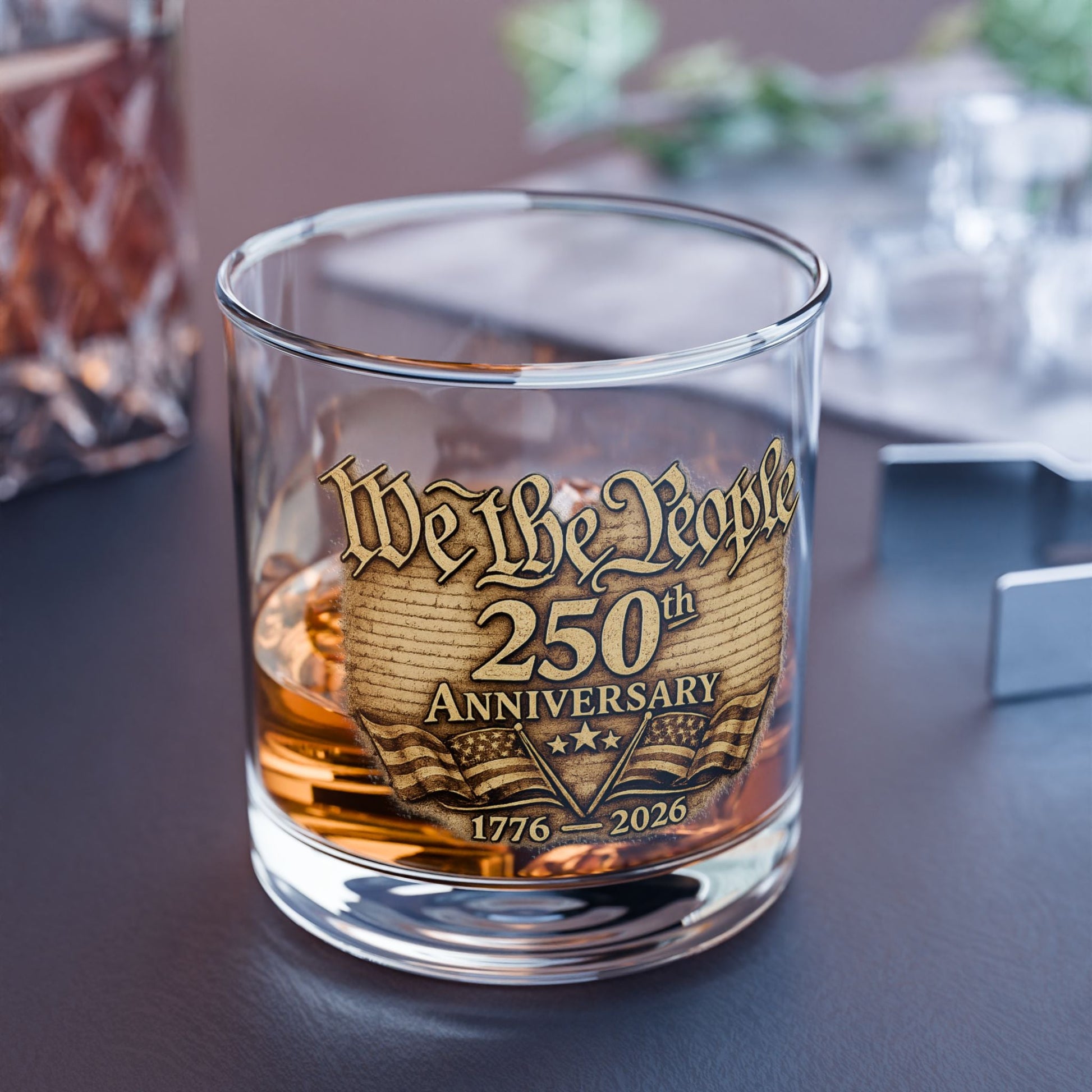We the People 250th Anniversary Glass — Commemorative Edition (1776–2026) - PatriotDepot.com