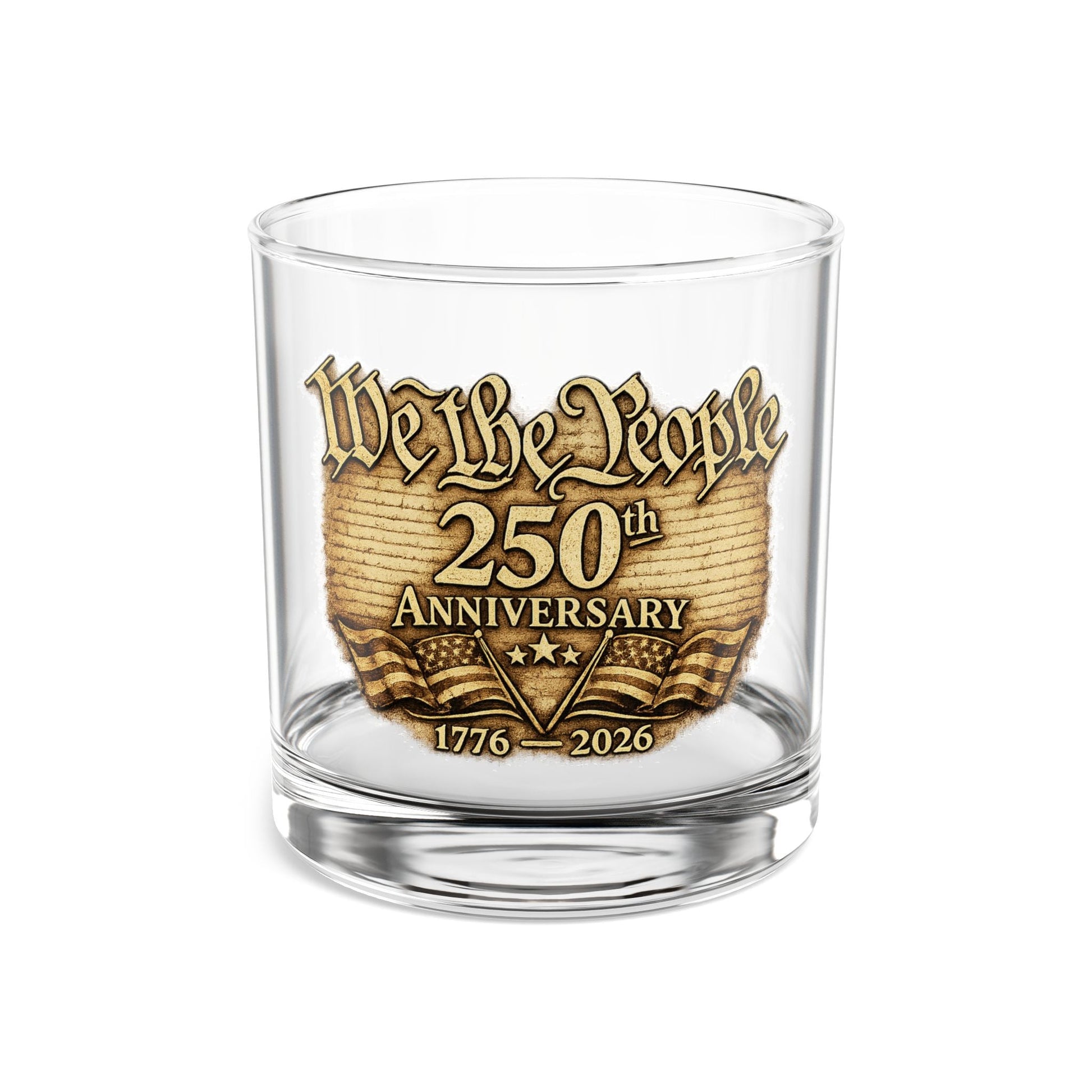 We the People 250th Anniversary Glass — Commemorative Edition (1776–2026) - PatriotDepot.com