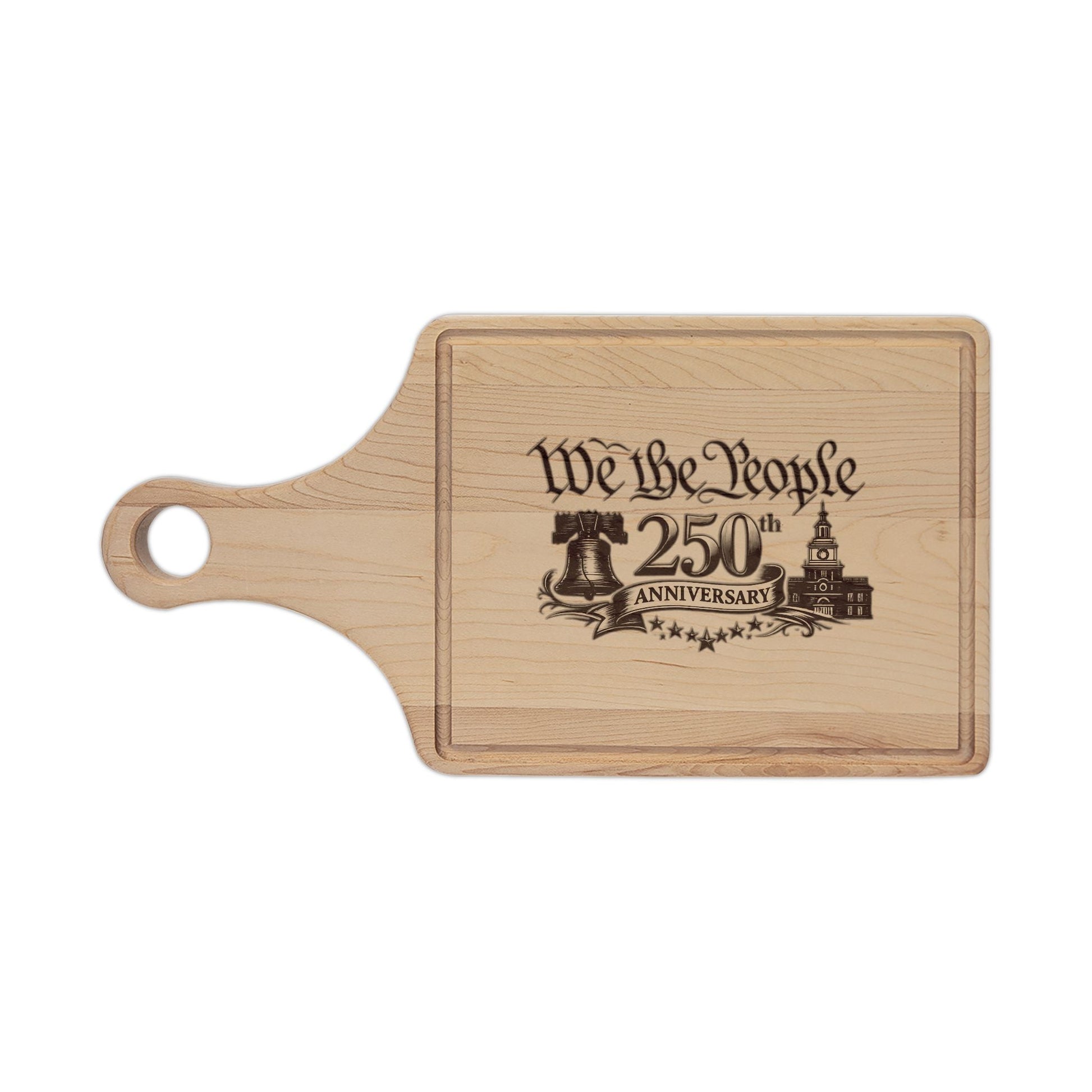 We the People 250th Anniversary of America Wooden Cutting Boards - PatriotDepot.com