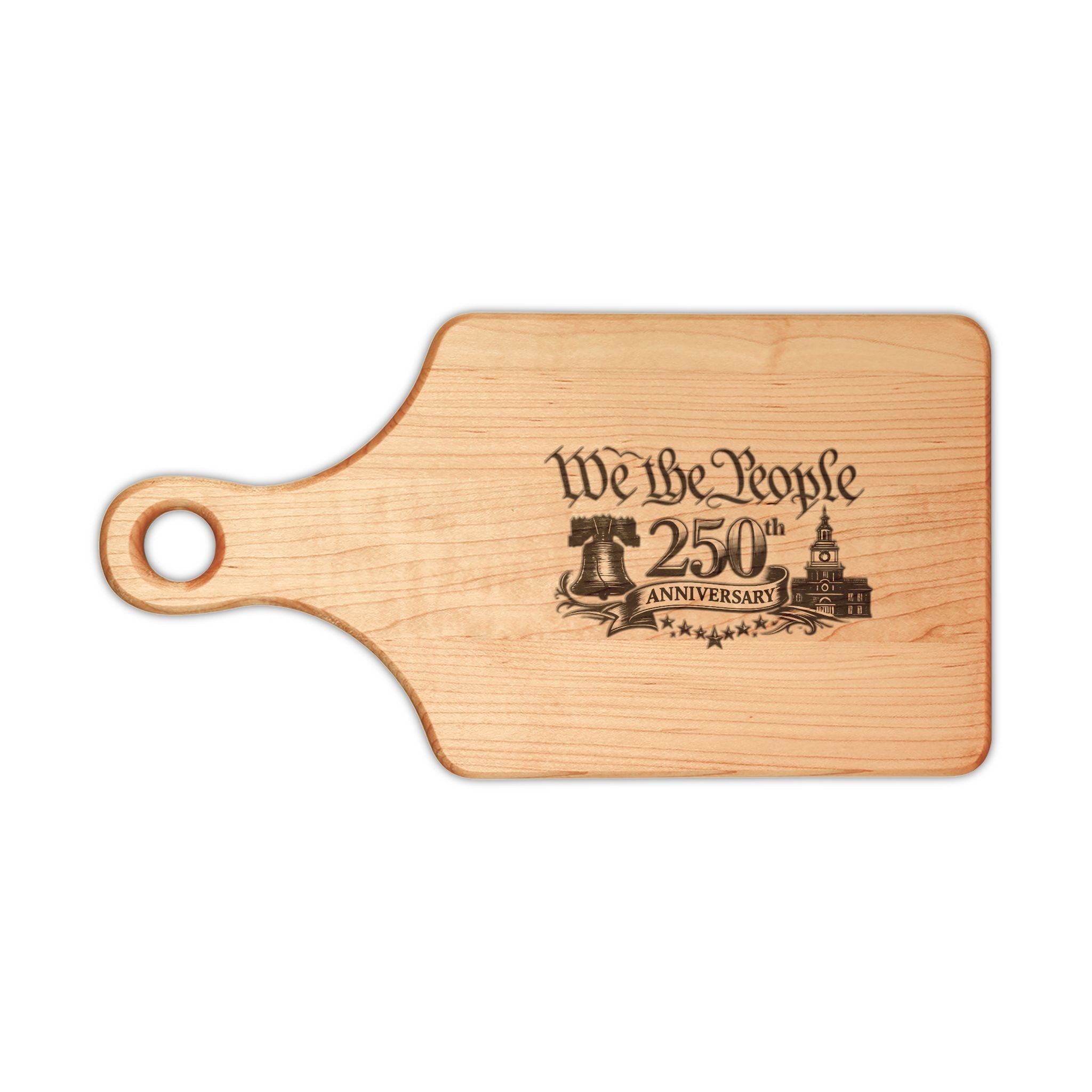 We the People 250th Anniversary of America Wooden Cutting Boards - PatriotDepot.com