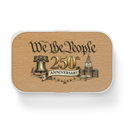 We the People – America’s 250th Anniversary Bento Wooden - Top Lunch Box (1776–2026) - PatriotDepot.com