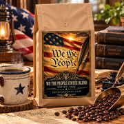 we the people coffee roast 12 oz bag in lifestyle scene