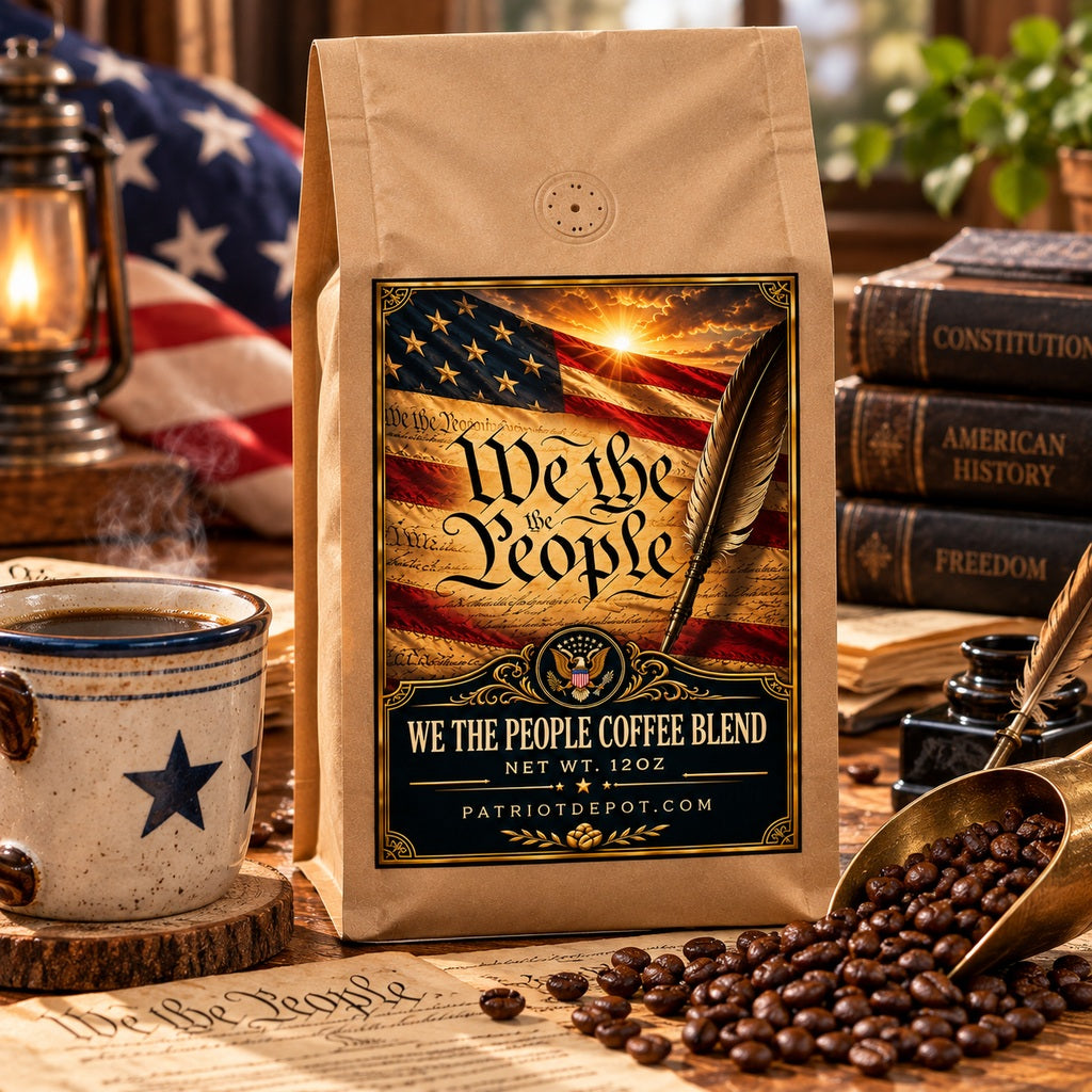 we the people coffee roast 12 oz bag in lifestyle scene