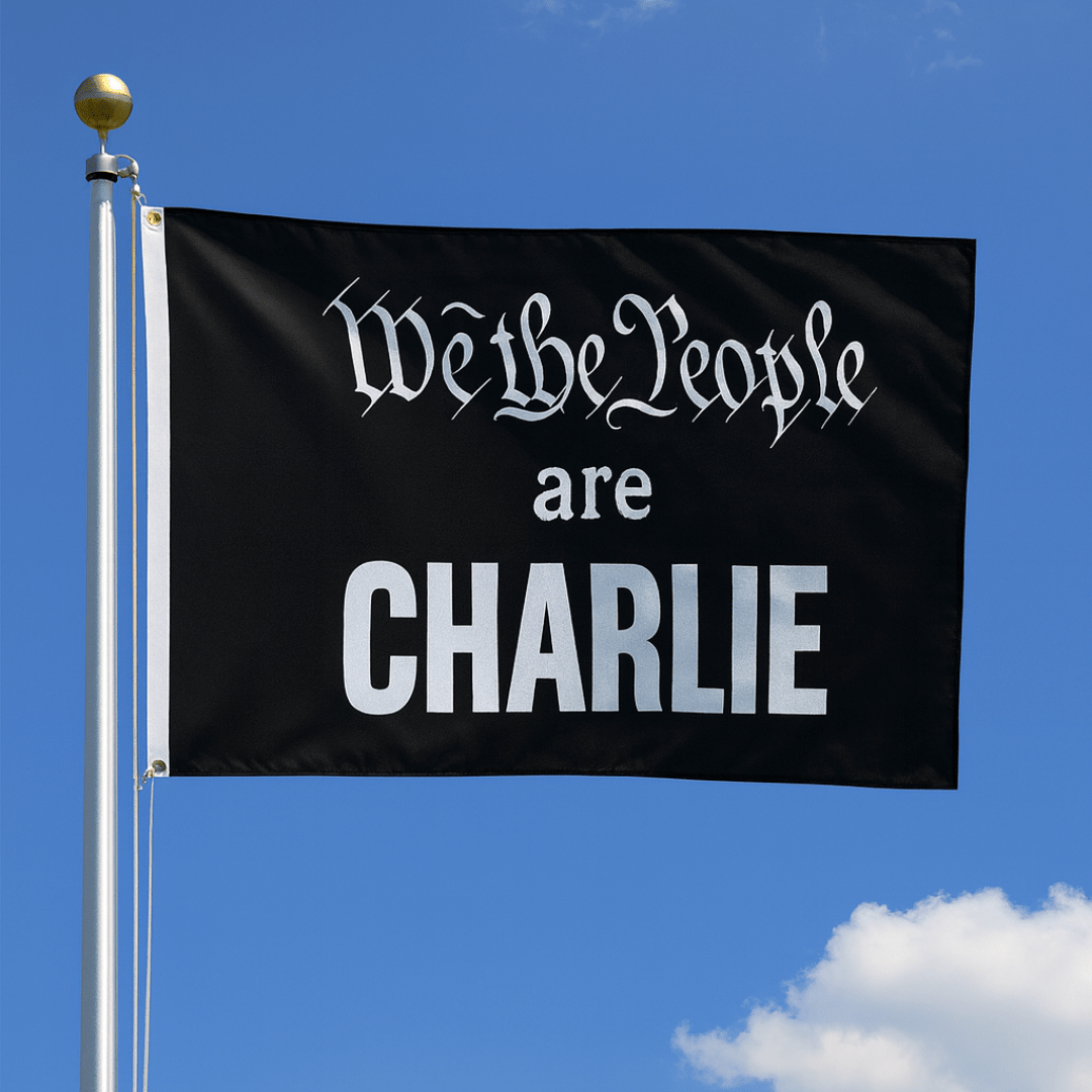 We the People Are Charlie Flag - PatriotDepot.com