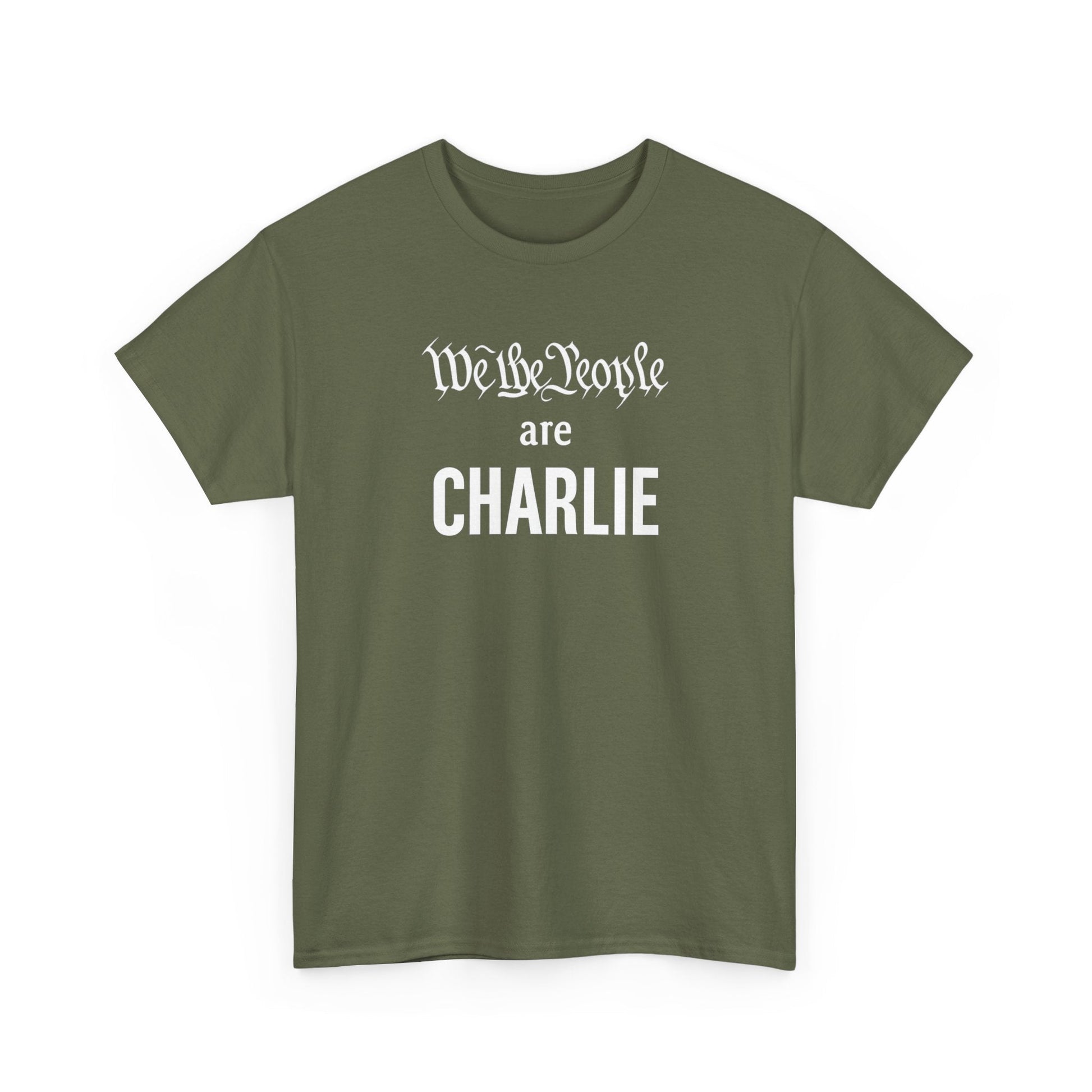 We the People Are 'CHARLIE' T-Shirt | Charlie Kirk - PatriotDepot.com