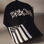 We the People Embroidered Hat with Flag Bill - PatriotDepot.com