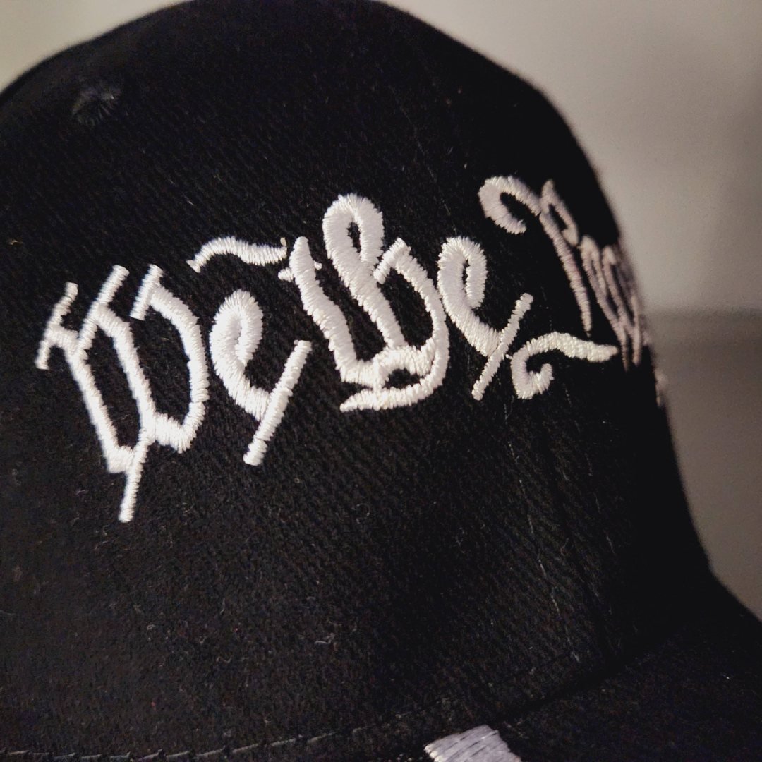 We the People Embroidered Hat with Flag Bill - PatriotDepot.com