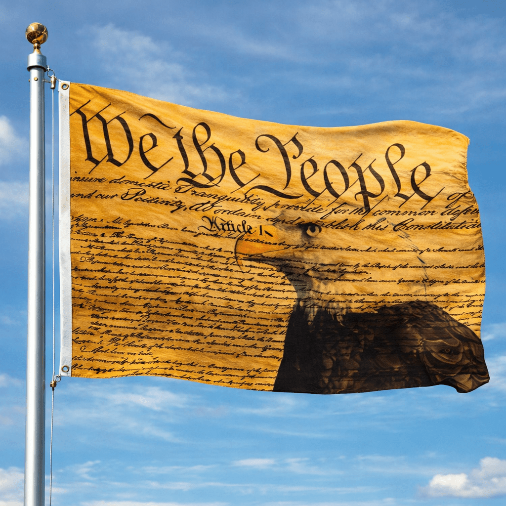 We The People Legacy Flag – Constitution Eagle Edition 3'x5' - PatriotDepot.com