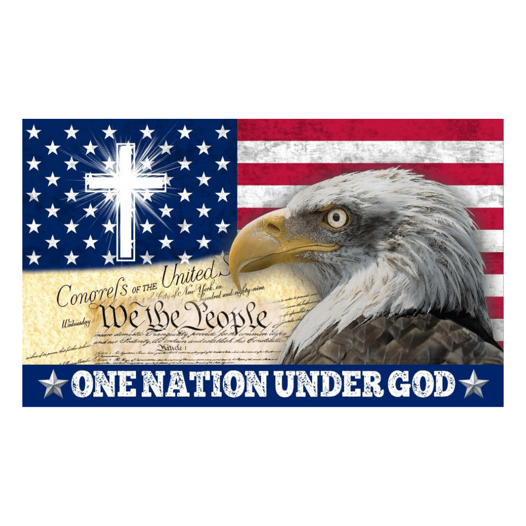 We the People One Nation Under God 3'x5' Flag - PatriotDepot.com