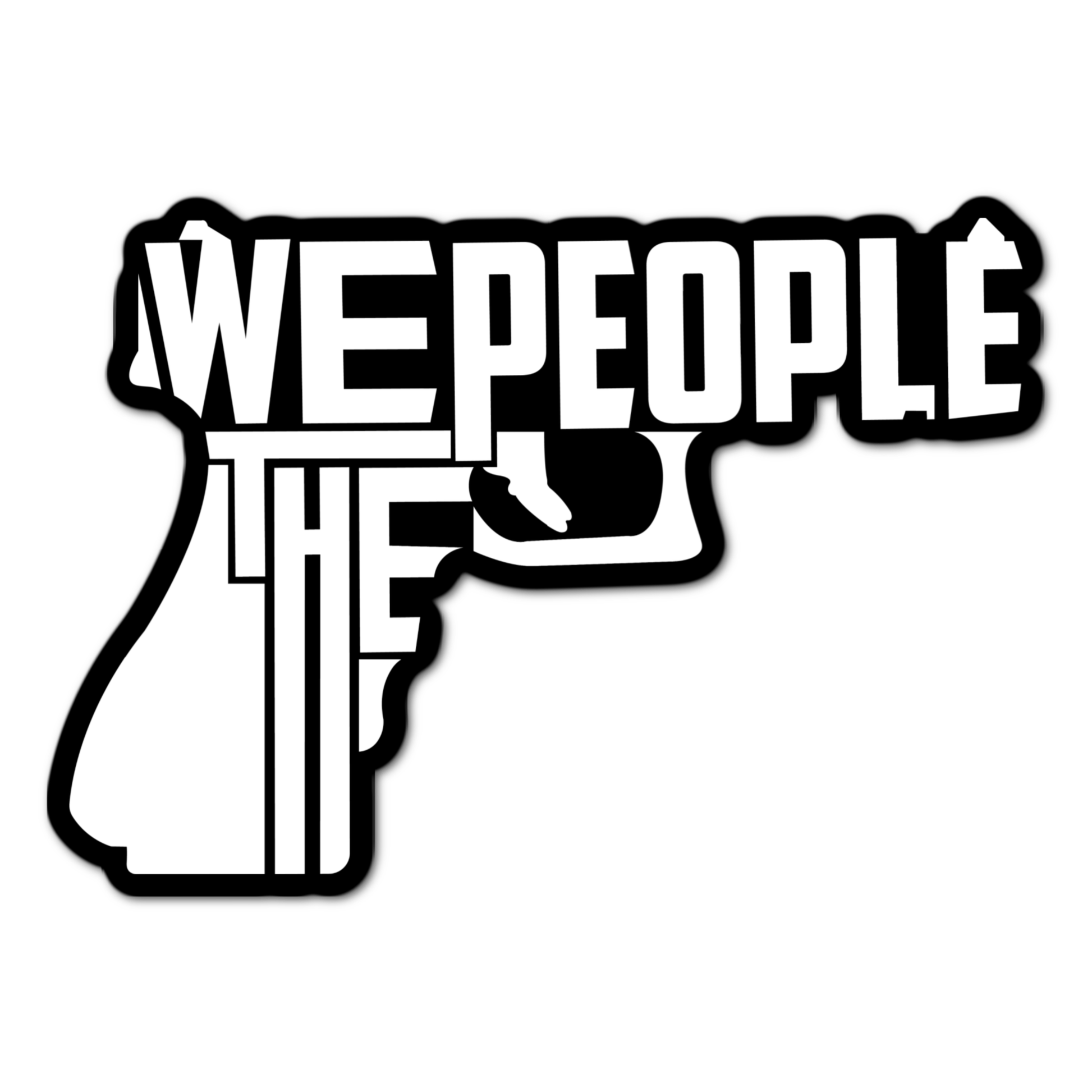 We the people Second amendment freedom laminated sticker - PatriotDepot.com