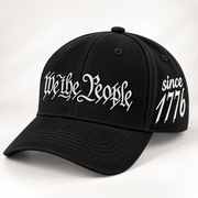 We the People Since 1776 Embroidered Hat (Black) - PatriotDepot.com