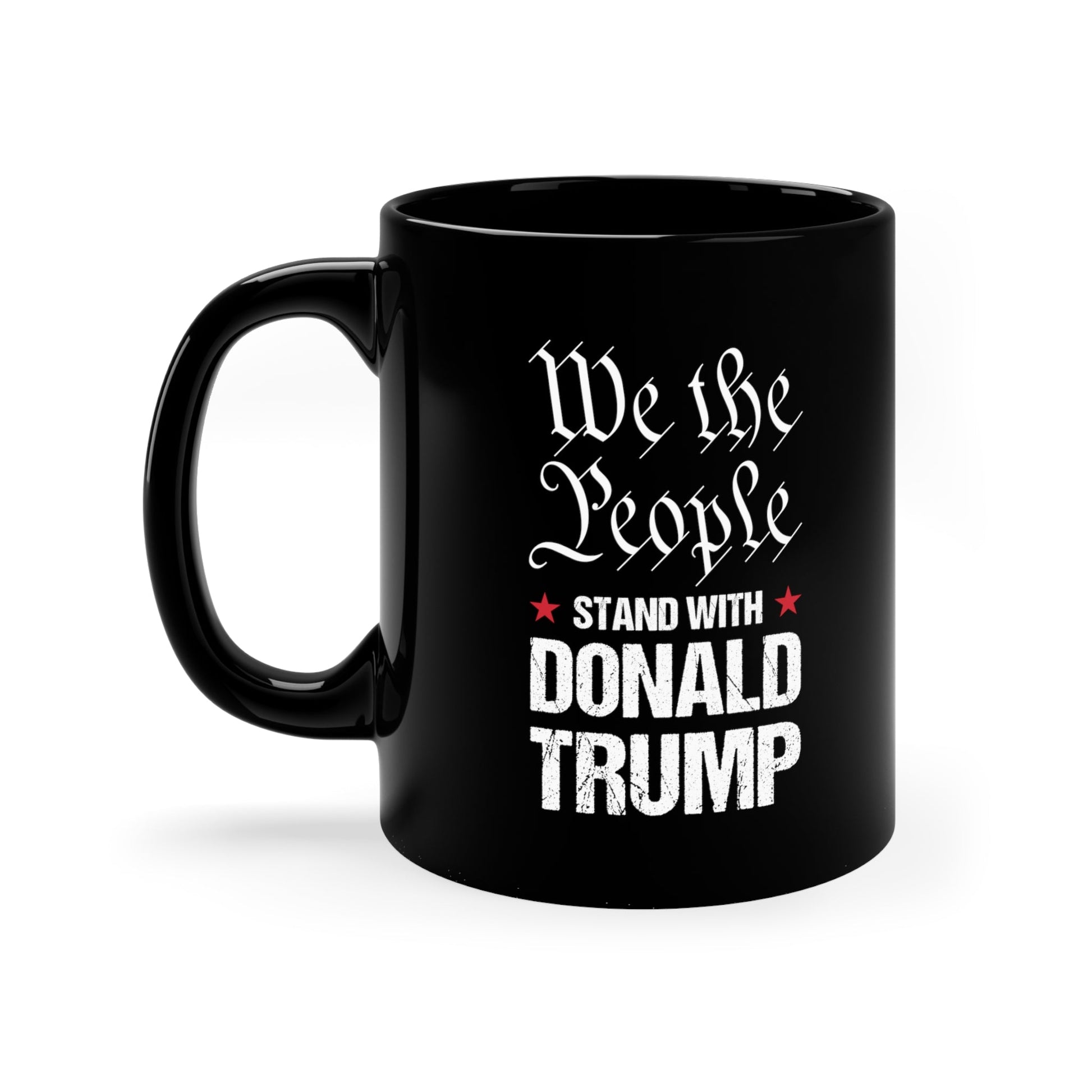 We the People Stand with Donald Trump Mug - PatriotDepot.com