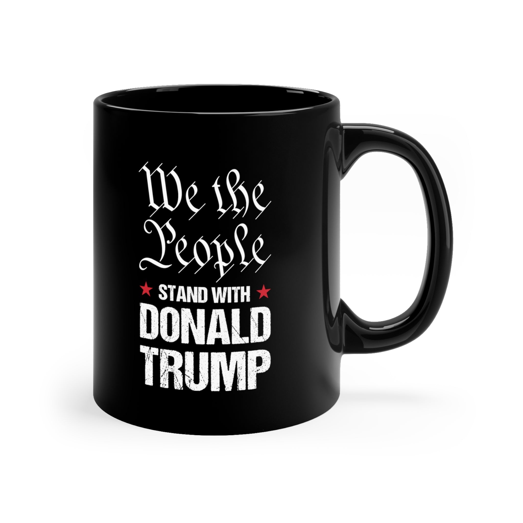 We the People Stand with Donald Trump Mug - PatriotDepot.com