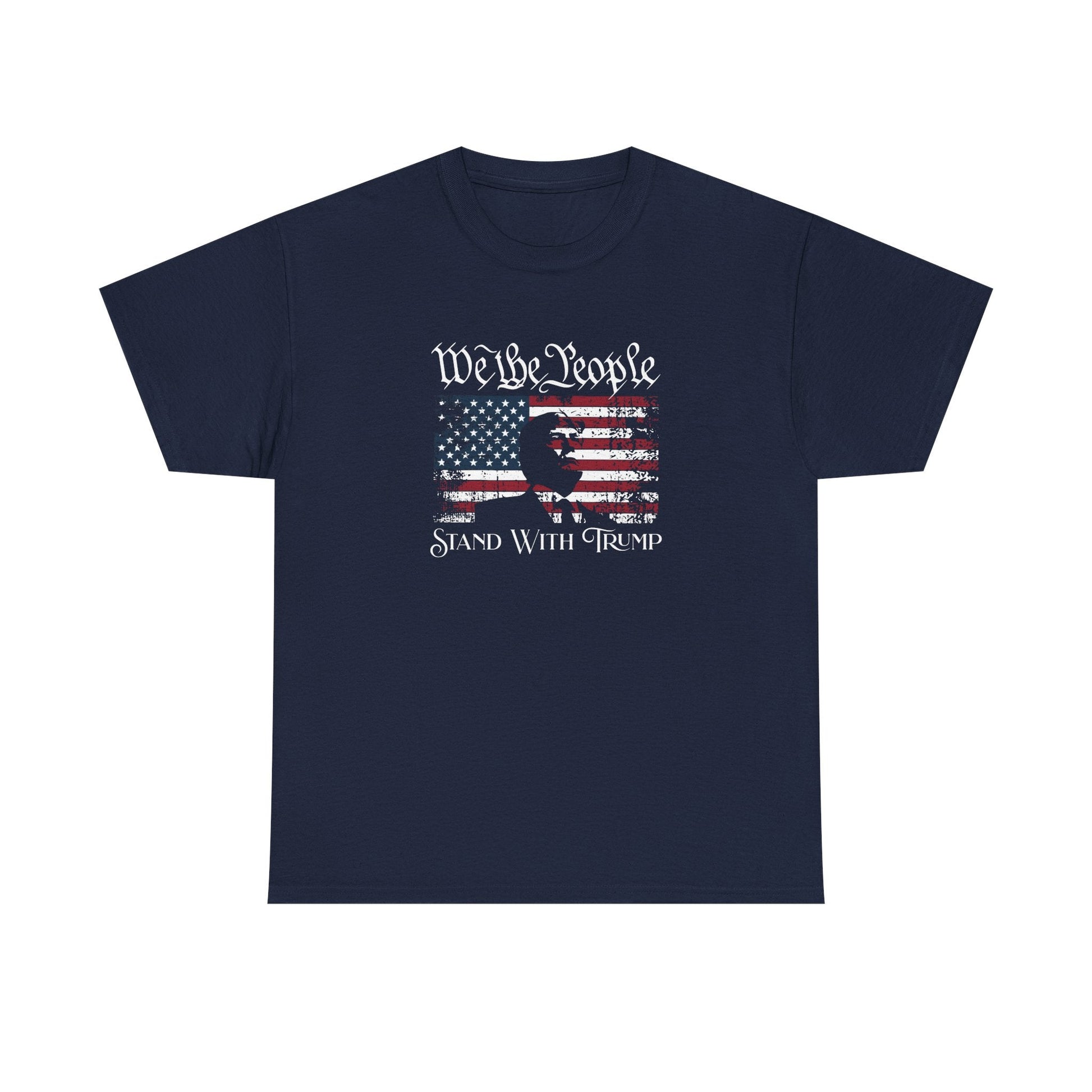 We the People Stand with Trump T-Shirt (Silhouette Edition) - PatriotDepot.com