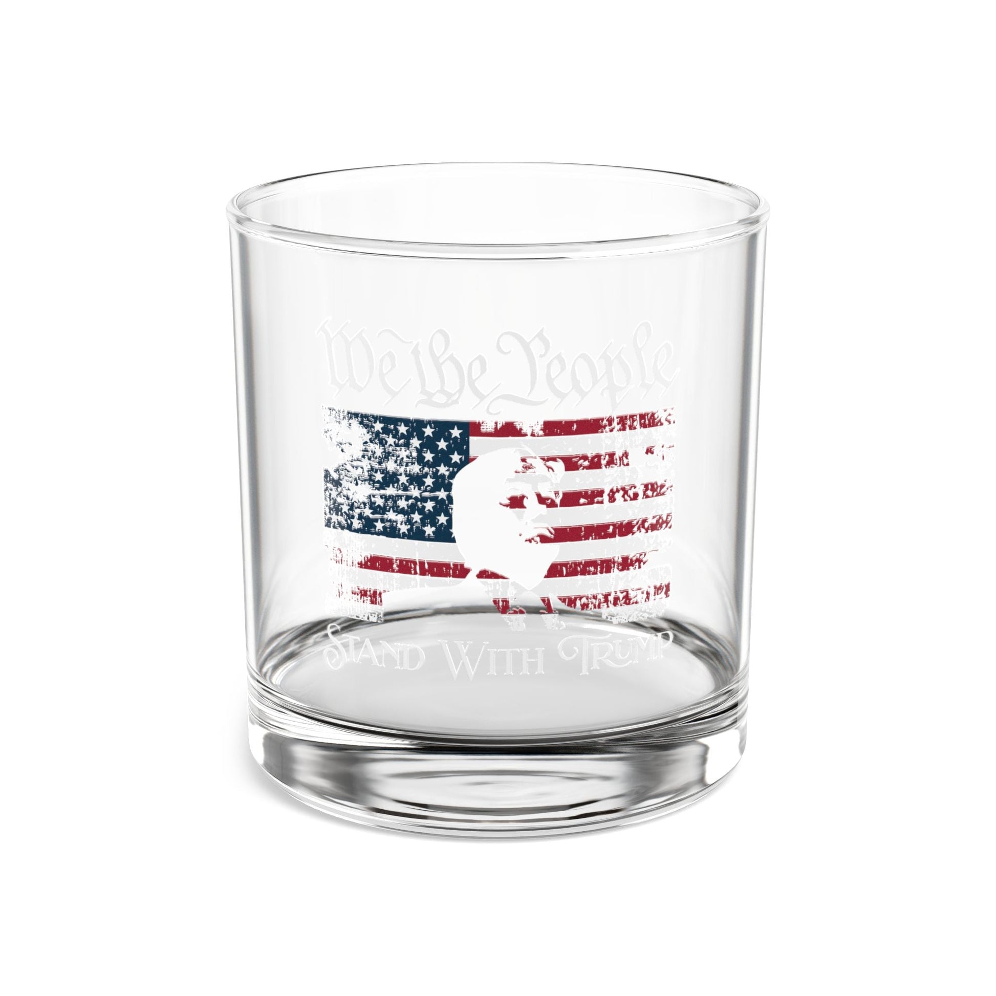 We the People Stand with Trump USA Glass - PatriotDepot.com