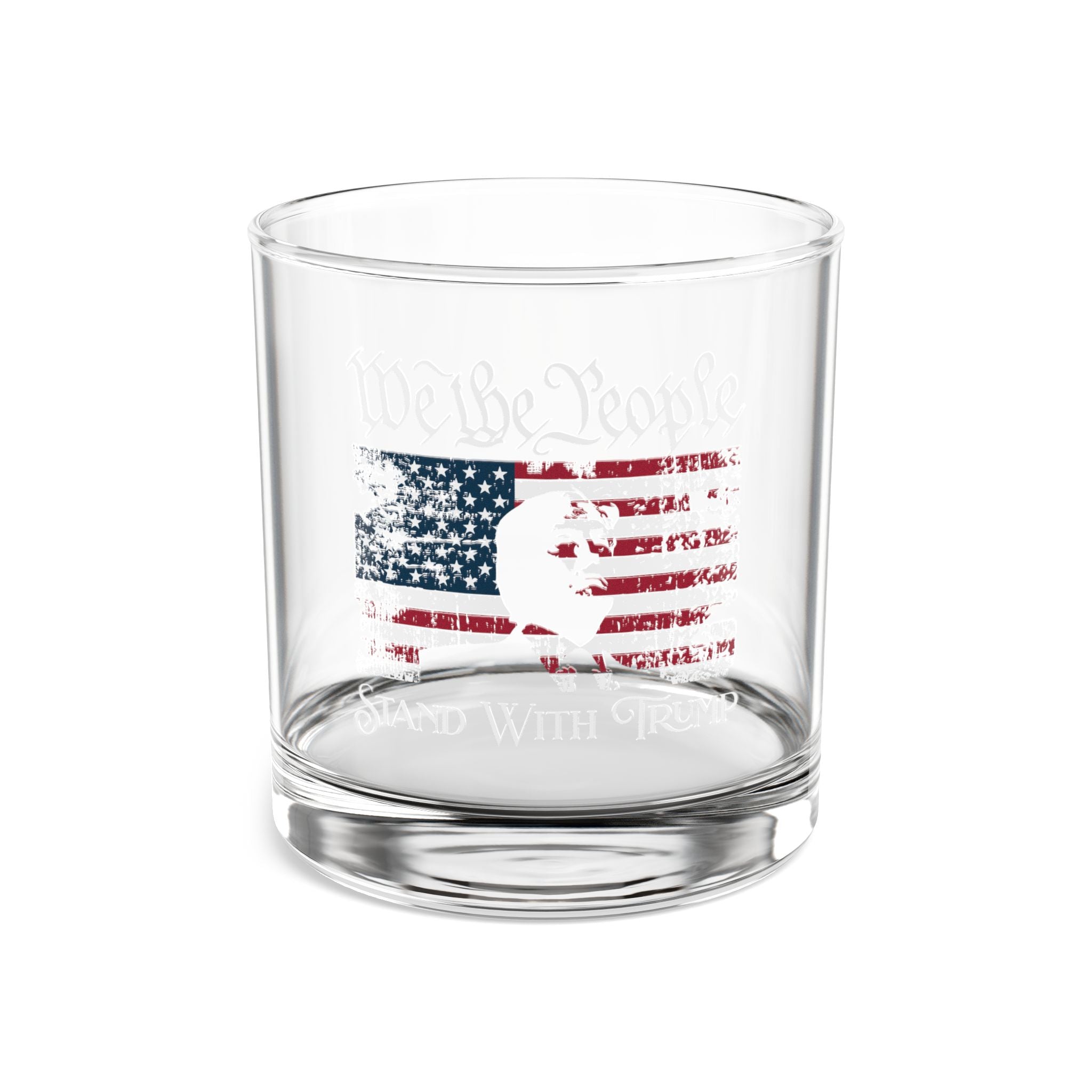 We the People Stand with Trump USA Glass - PatriotDepot.com