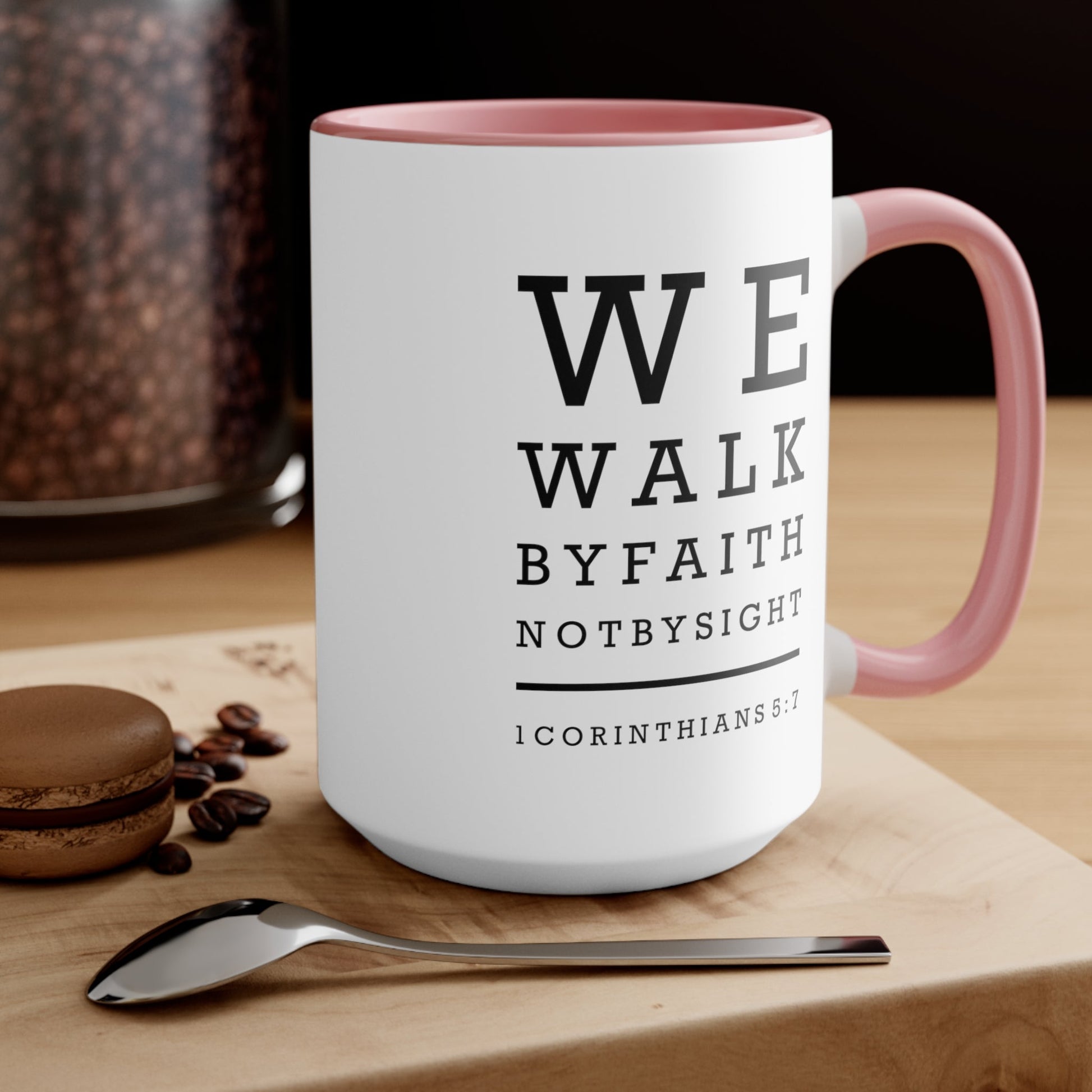 We Walk By Faith Mug - PatriotDepot.com