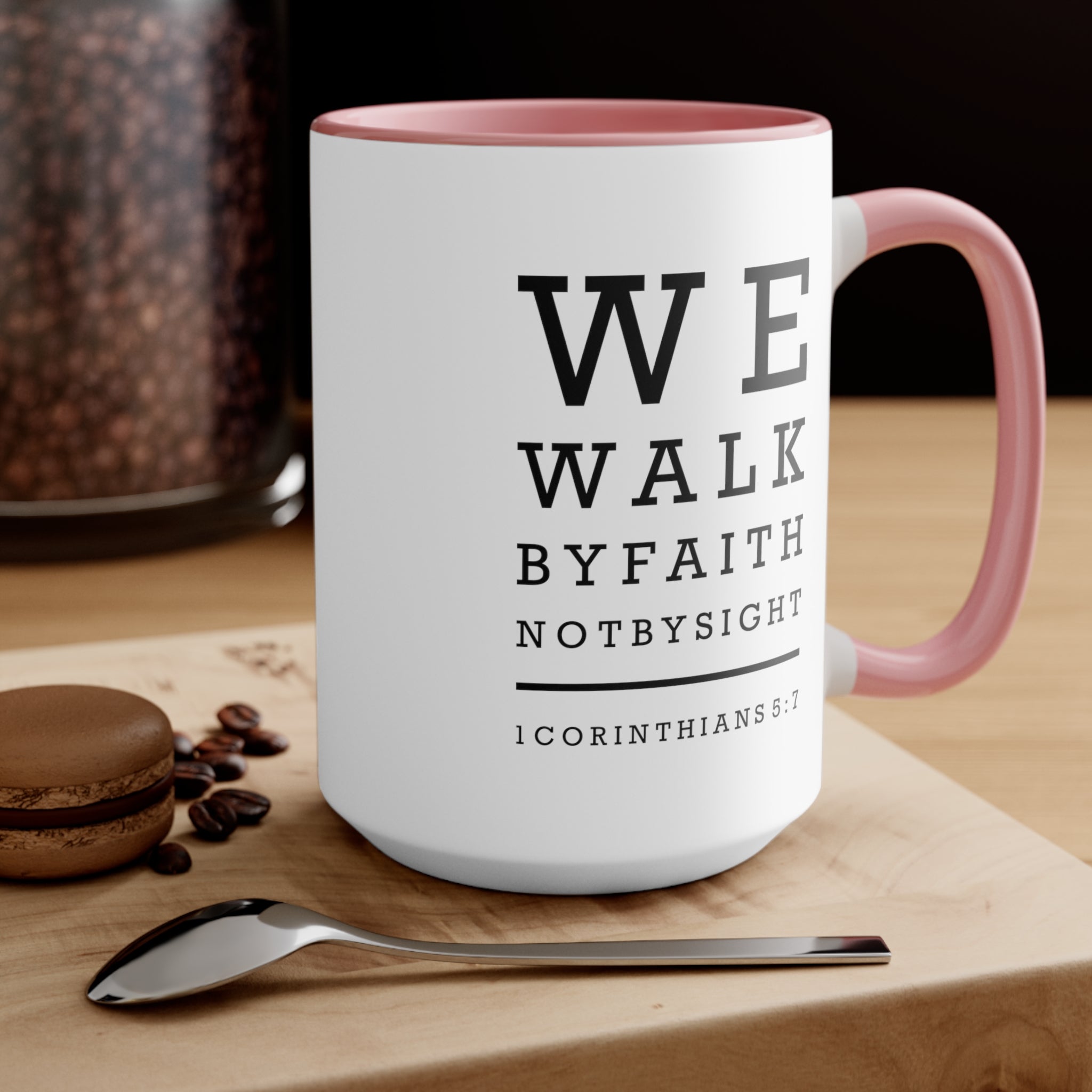 We Walk By Faith Mug - PatriotDepot.com