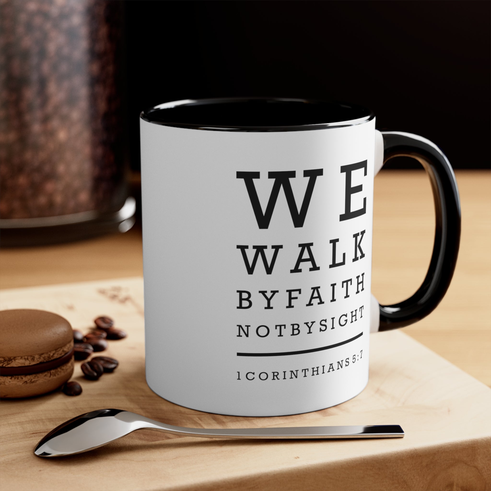 We Walk By Faith Mug - PatriotDepot.com