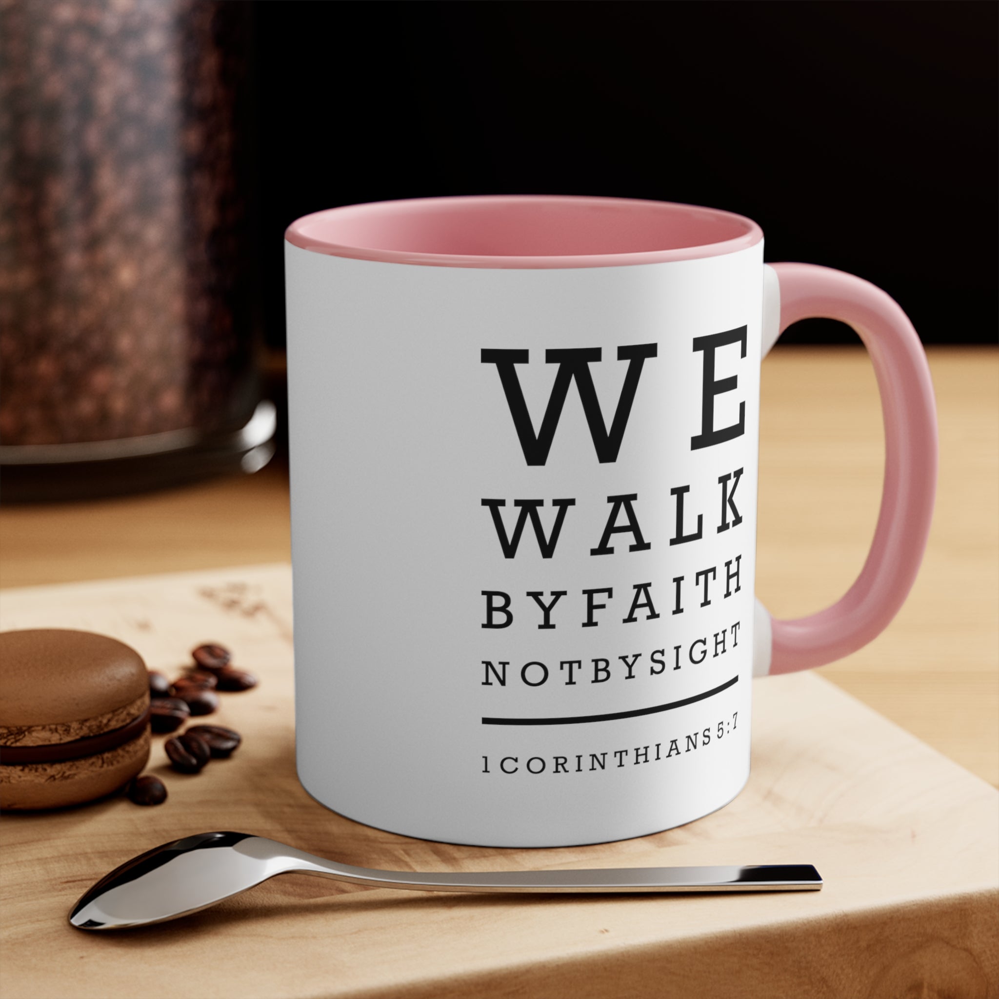 We Walk By Faith Mug - PatriotDepot.com