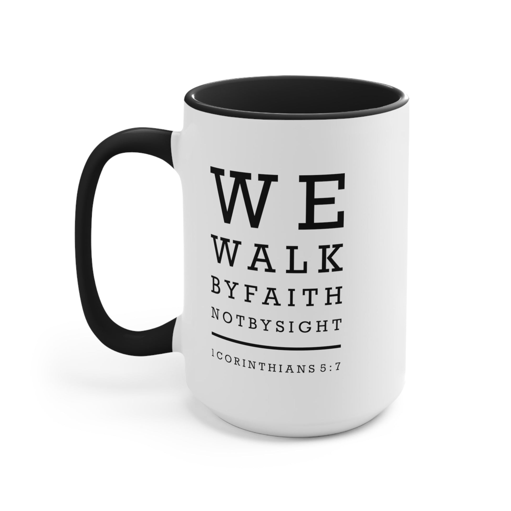 We Walk By Faith Mug - PatriotDepot.com