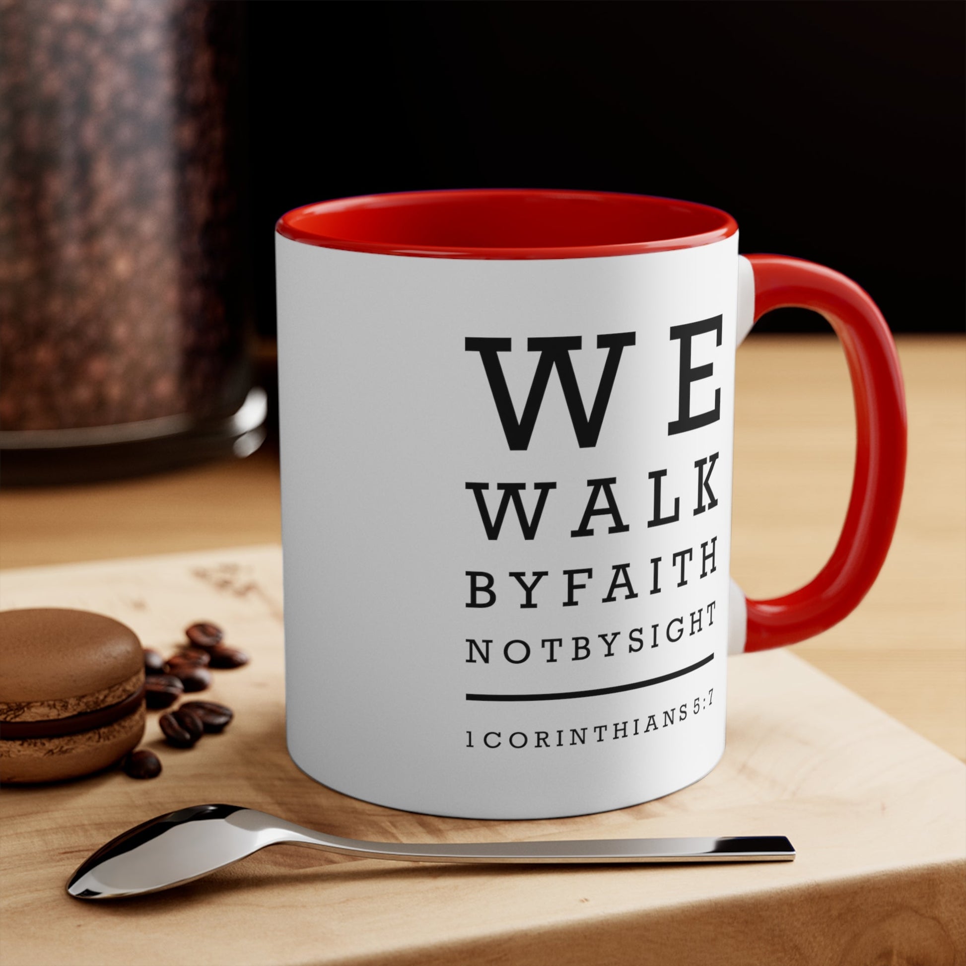We Walk By Faith Mug - PatriotDepot.com