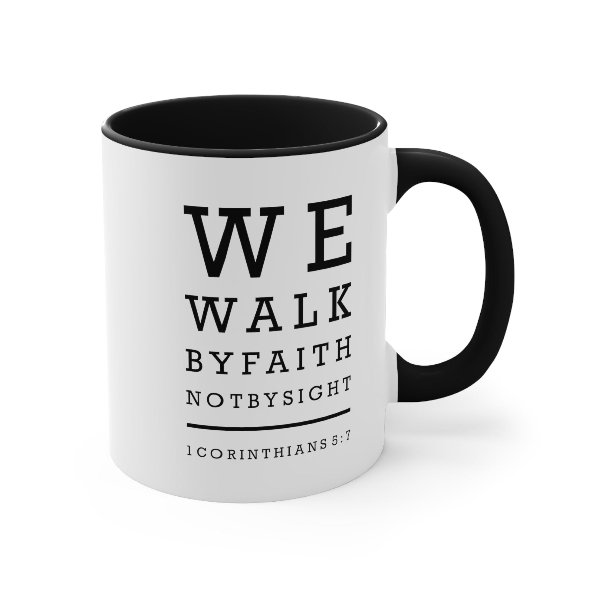 We Walk By Faith Mug - PatriotDepot.com
