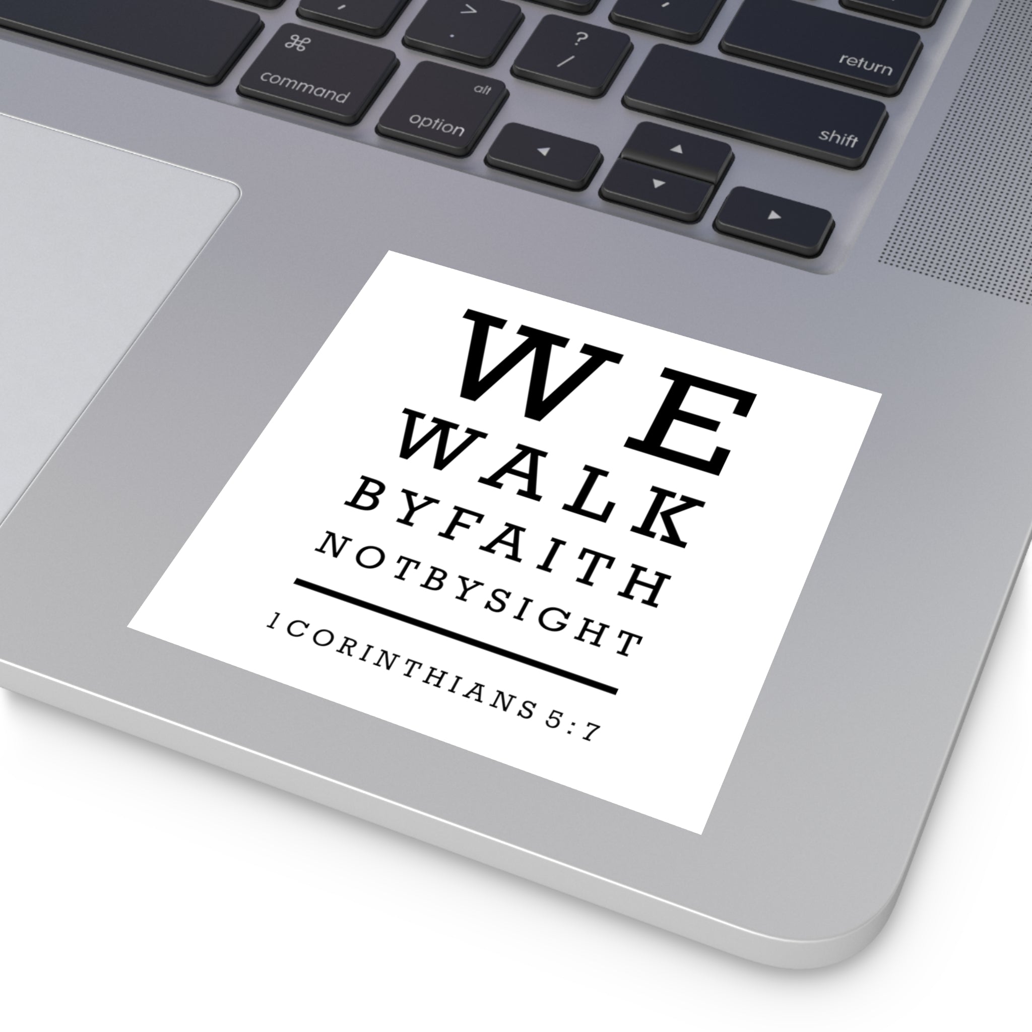 We Walk By Faith Sticker (Indoor\Outdoor) - PatriotDepot.com