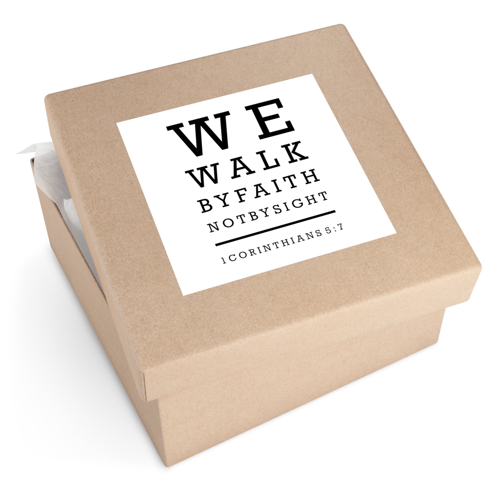 We Walk By Faith Sticker (Indoor\Outdoor) - PatriotDepot.com