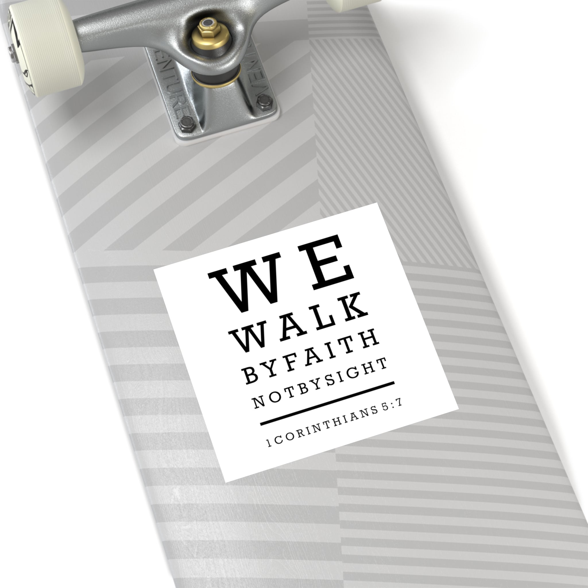 We Walk By Faith Sticker (Indoor\Outdoor) - PatriotDepot.com