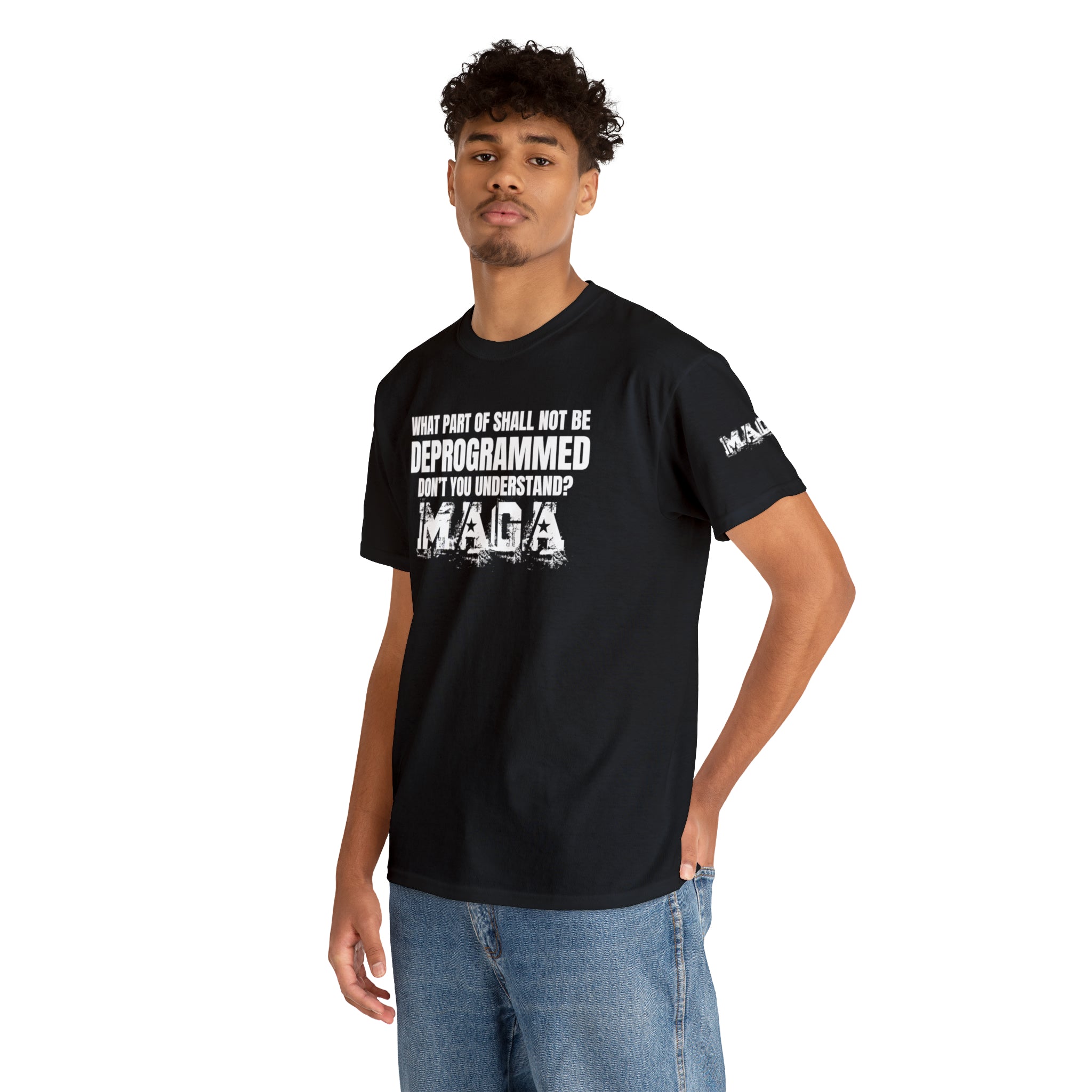 What Part of Shall Not Be Deprogrammed Don't You Understand? MAGA T-Shirt - PatriotDepot.com
