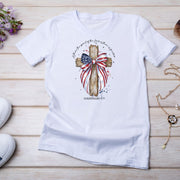 Where the Spirit of the Lord is There is Freedom T-Shirt - PatriotDepot.com