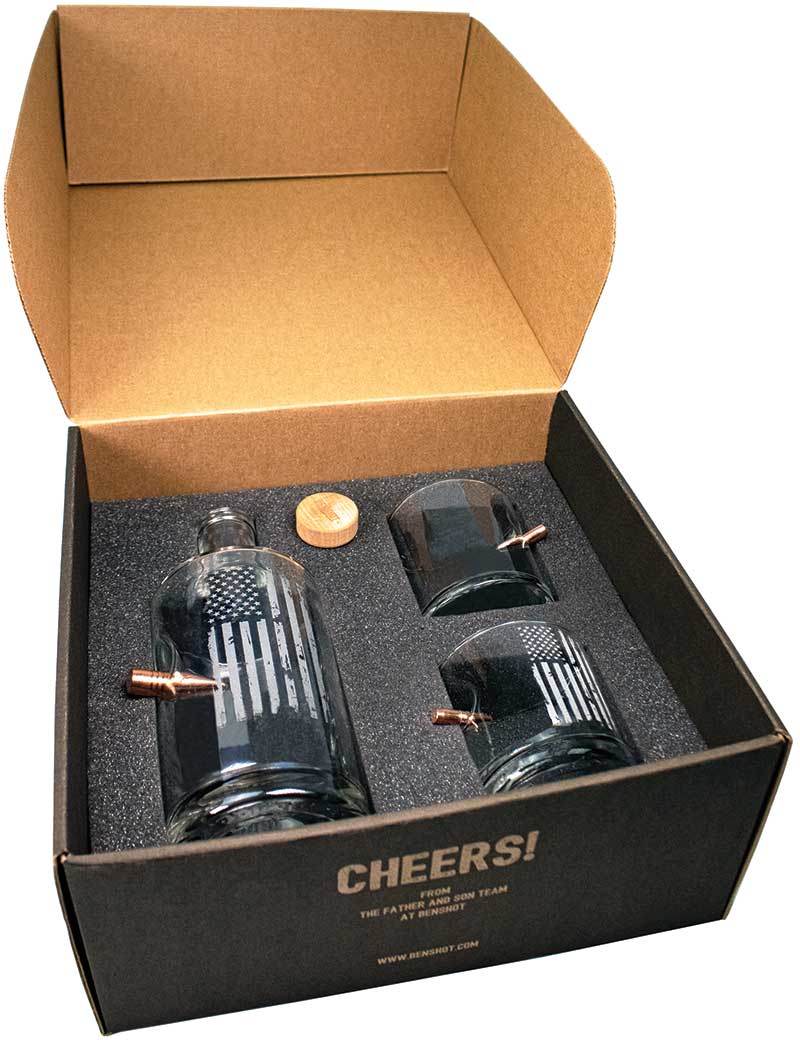 Whiskey Decanter and Rocks Glass Set (2 Styles) - PatriotDepot.com