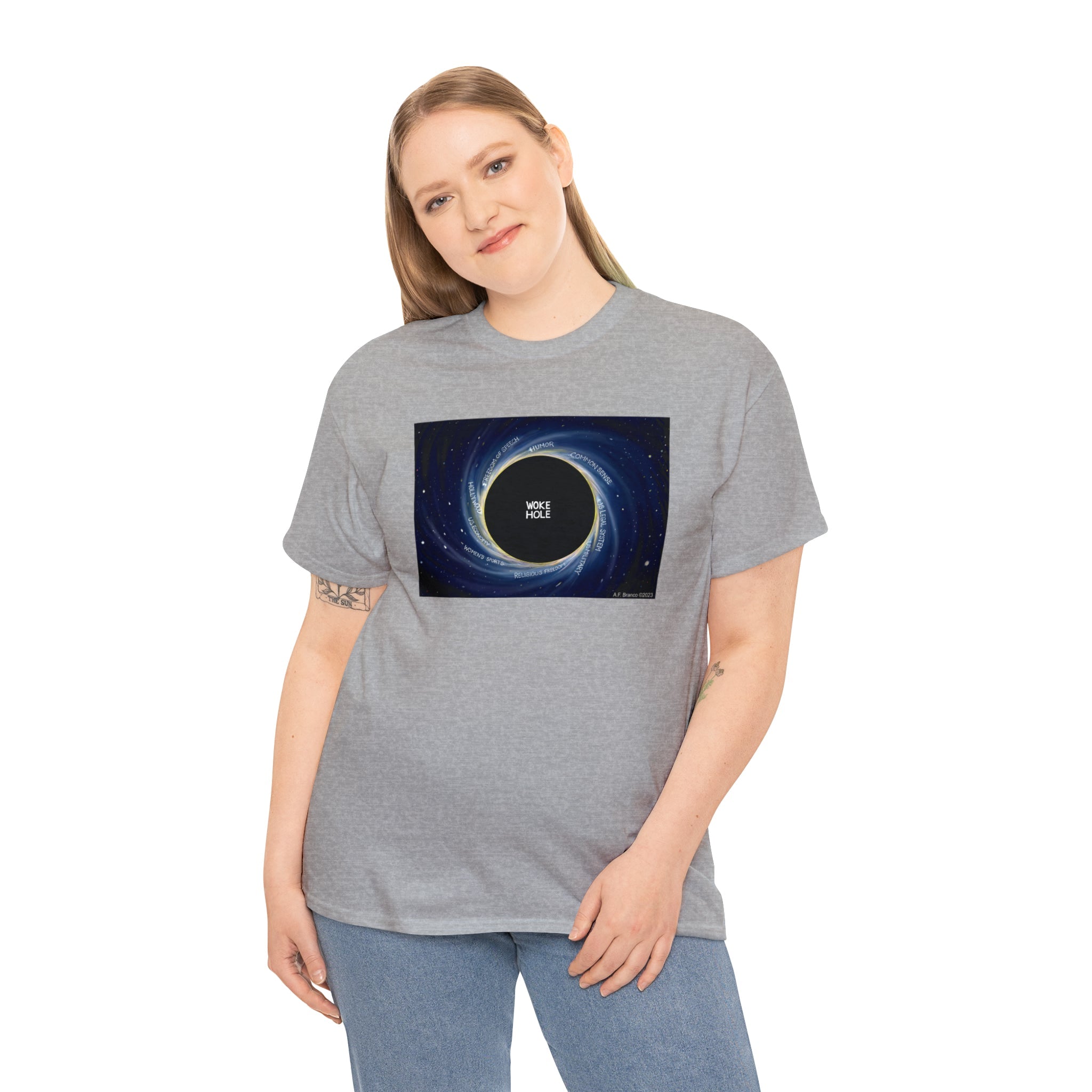 "Woke Hole" an A.F. Branco Design Unisex T-Shirt - PatriotDepot.com