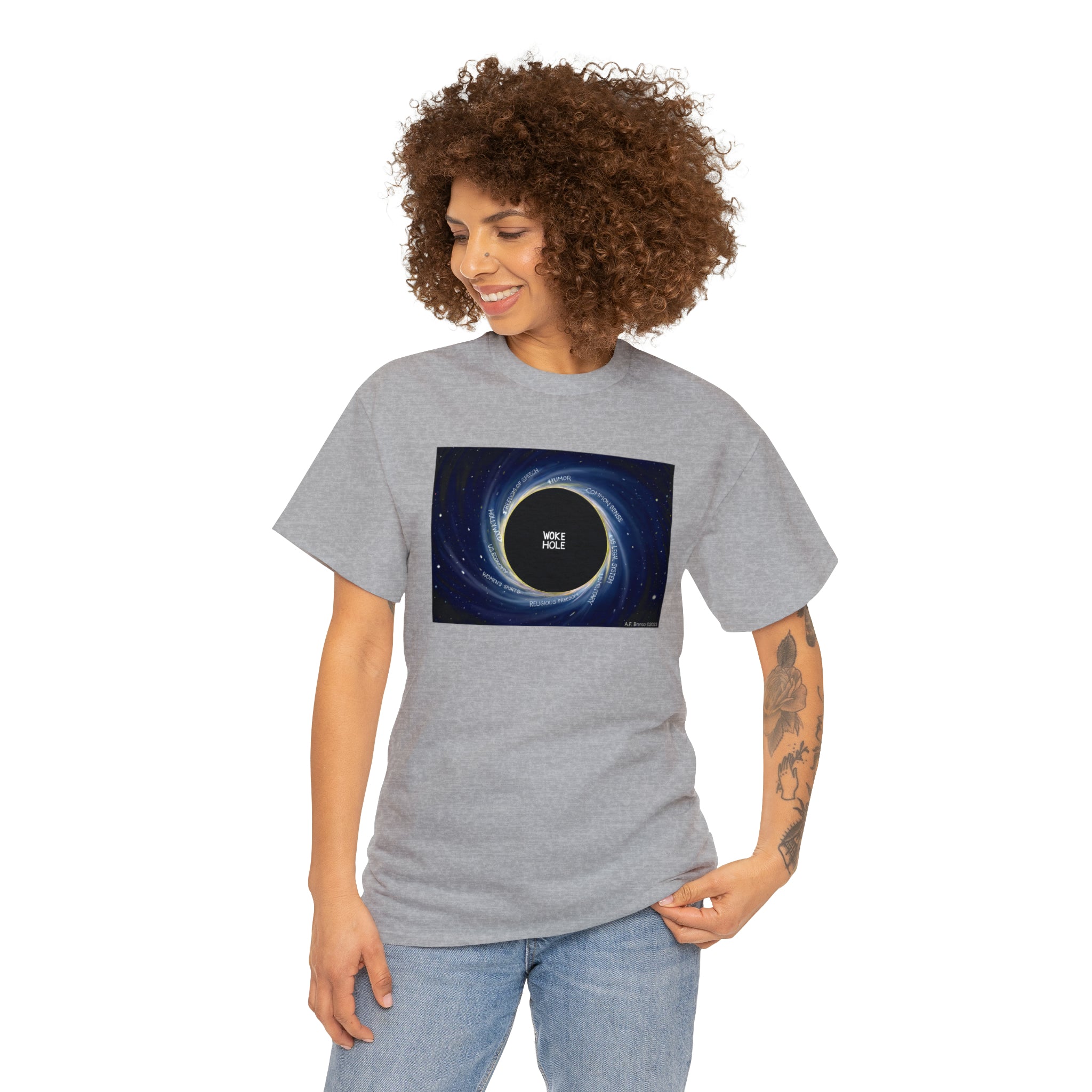 "Woke Hole" an A.F. Branco Design Unisex T-Shirt - PatriotDepot.com