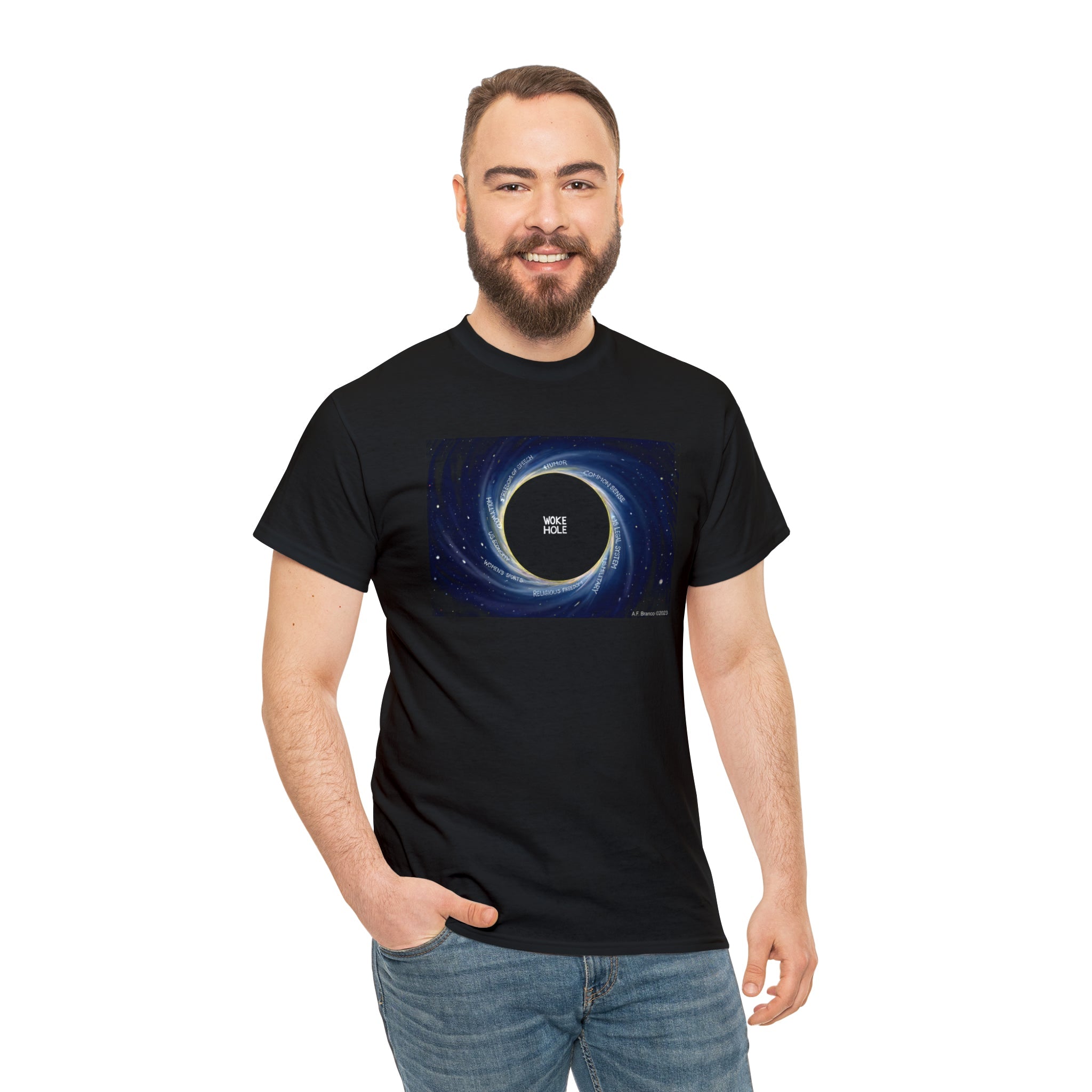 "Woke Hole" an A.F. Branco Design Unisex T-Shirt - PatriotDepot.com