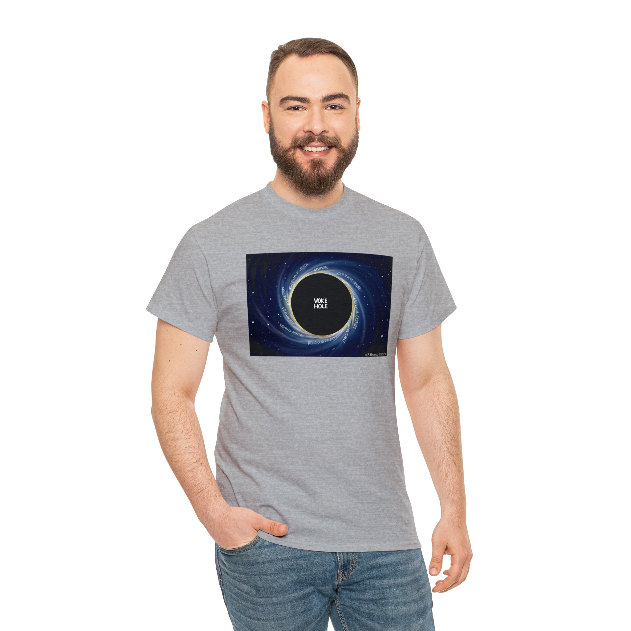 "Woke Hole" an A.F. Branco Design Unisex T-Shirt - PatriotDepot.com