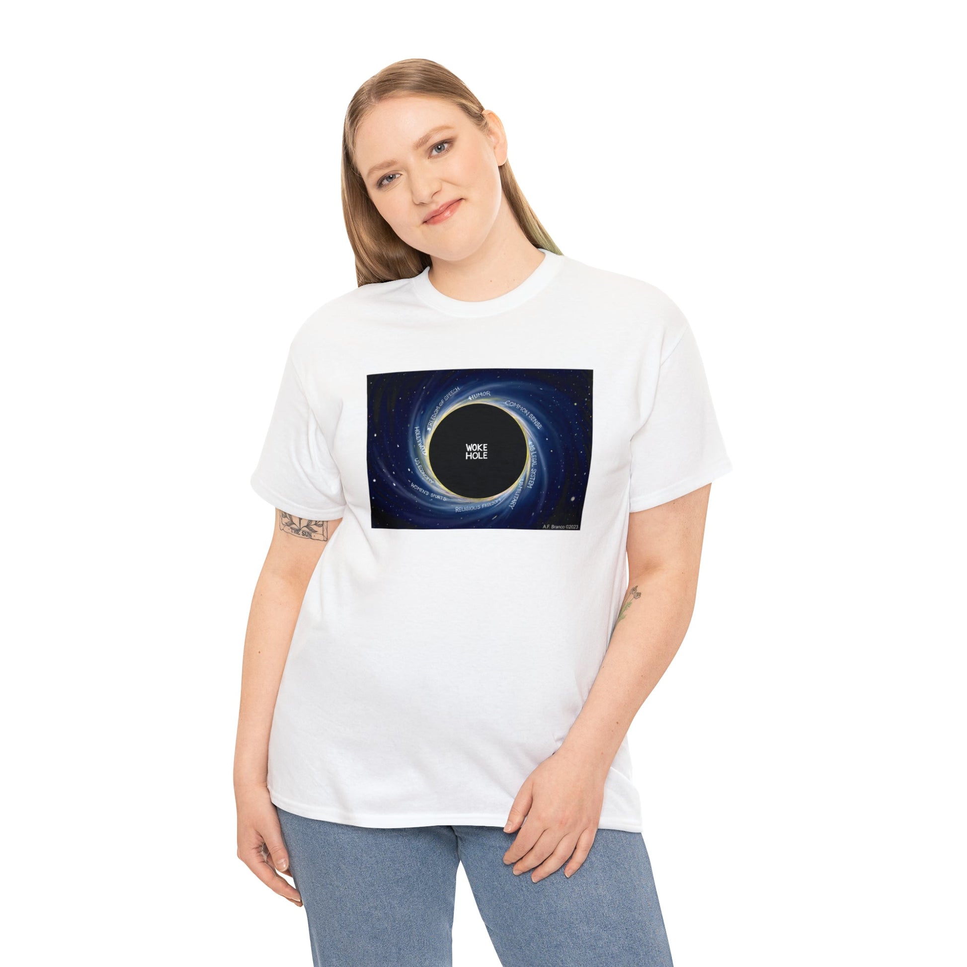 "Woke Hole" an A.F. Branco Design Unisex T-Shirt - PatriotDepot.com