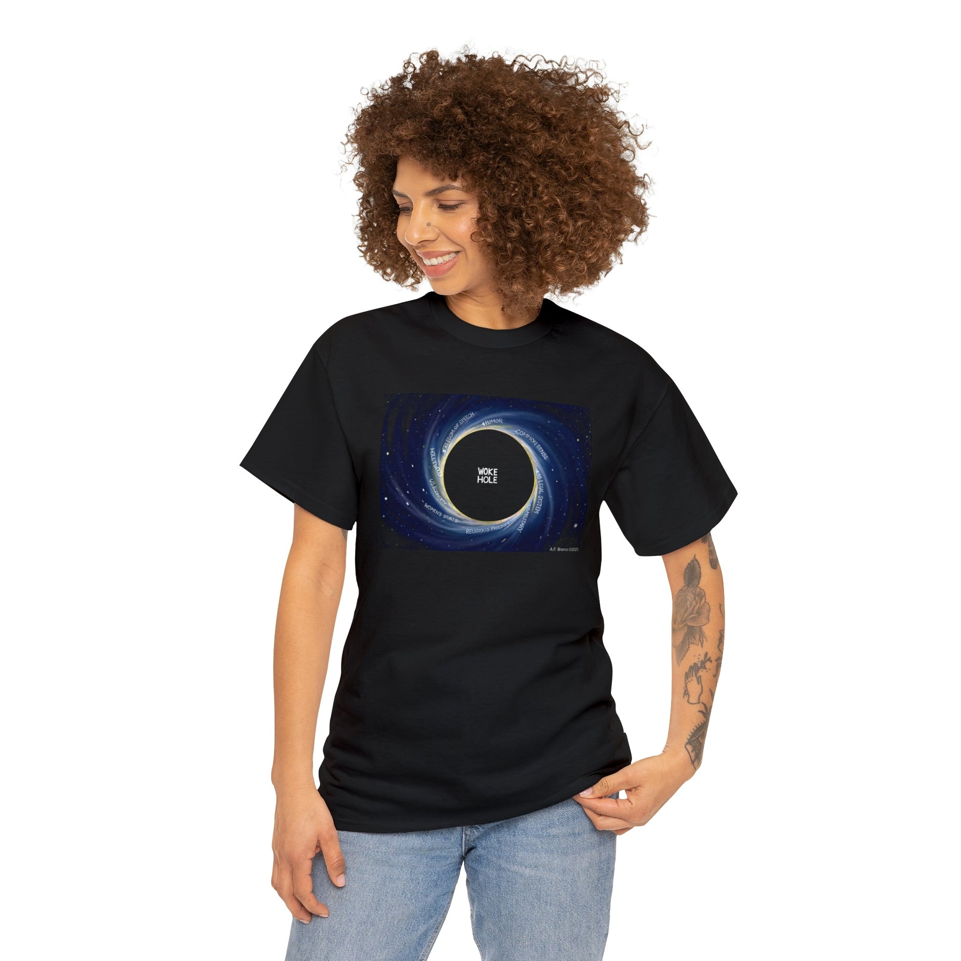 "Woke Hole" an A.F. Branco Design Unisex T-Shirt - PatriotDepot.com