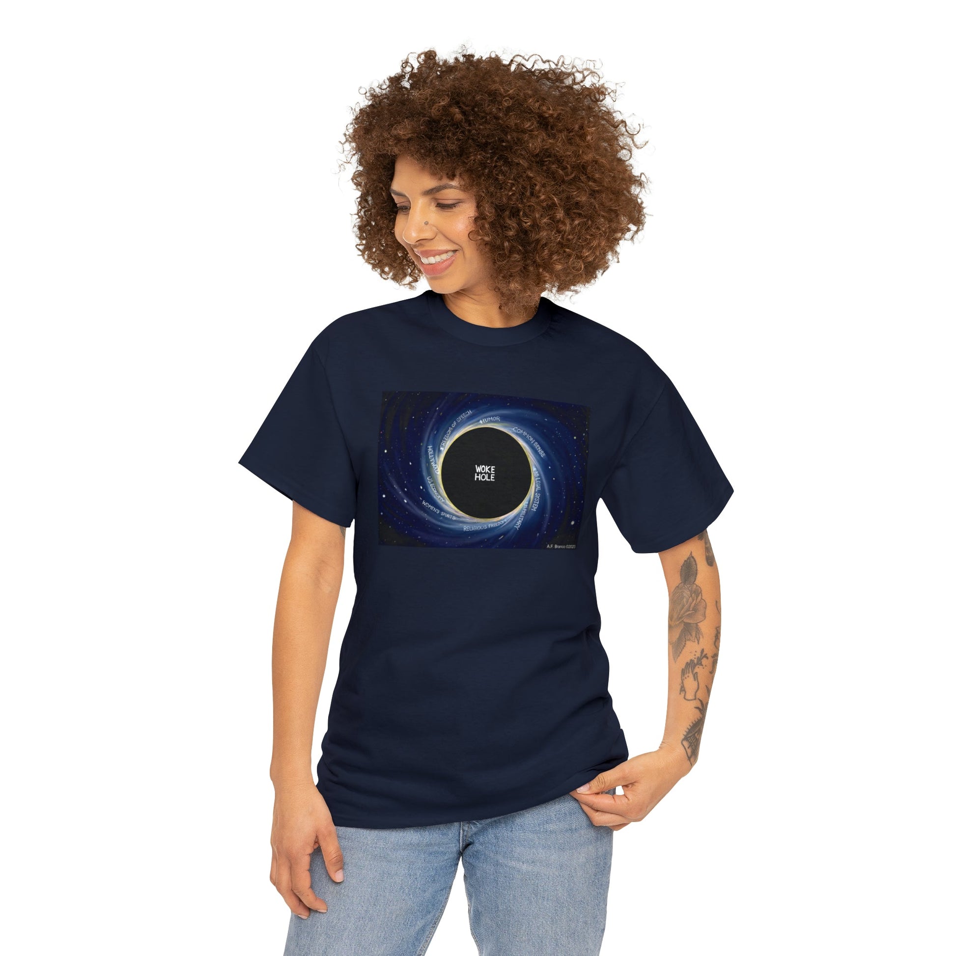 "Woke Hole" an A.F. Branco Design Unisex T-Shirt - PatriotDepot.com