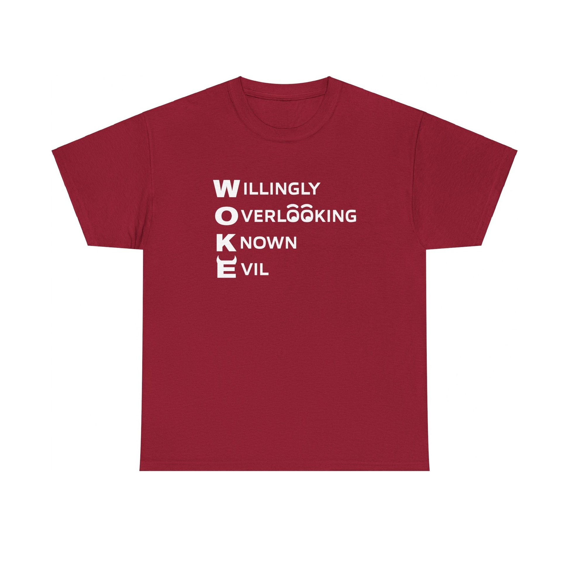 W.O.K.E. (Willingly Overlooking Know Evil) T-Shirt - PatriotDepot.com
