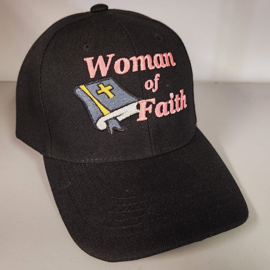 Woman of Faith Custom Embroidered Hat - PatriotDepot.com