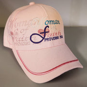 Woman of Faith Shadow Premium Embroidered Hat - PatriotDepot.com