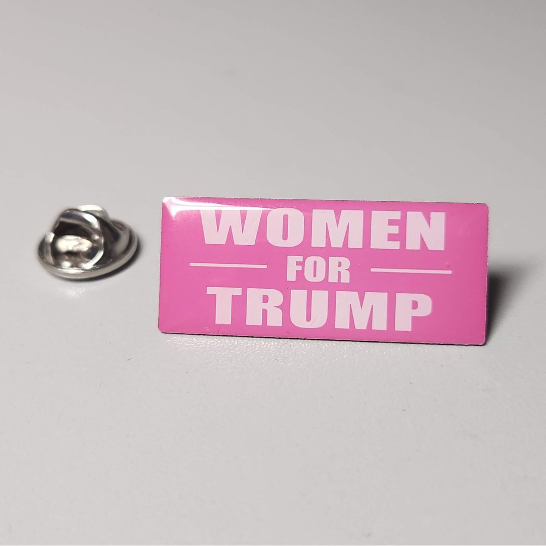 Women for Trump Custom Lapel Pin - PatriotDepot.com