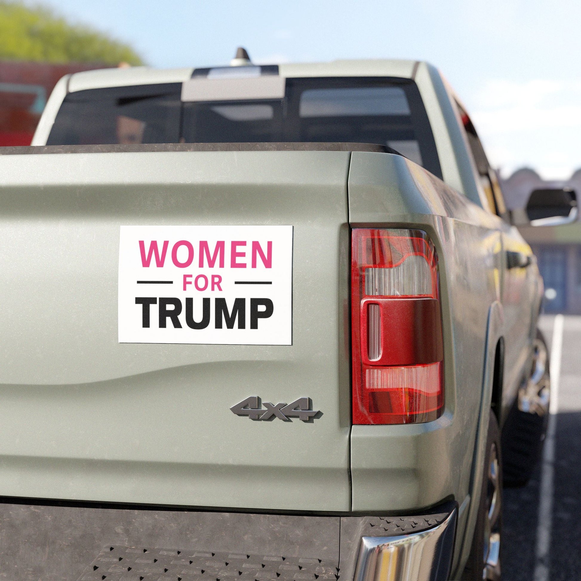 Women for Trump (Pink/Black Design) Car Magnet - PatriotDepot.com