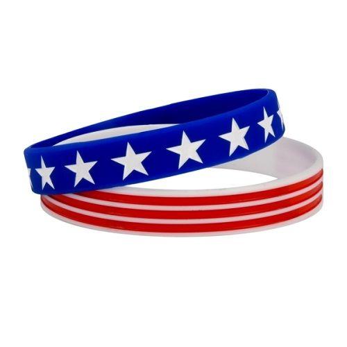 Women's American Flag Patriotic Leggings with Wristband - PatriotDepot.com